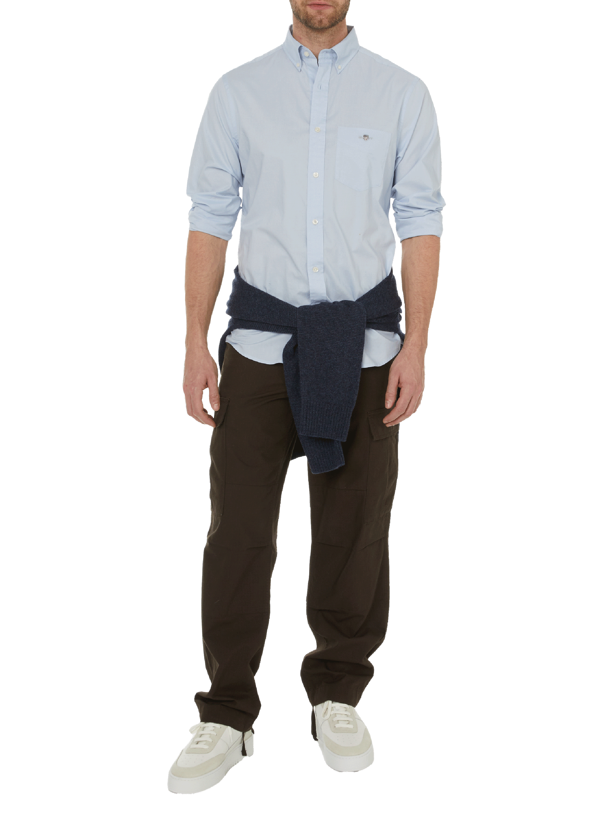 Chemise en coton GANT Bleu