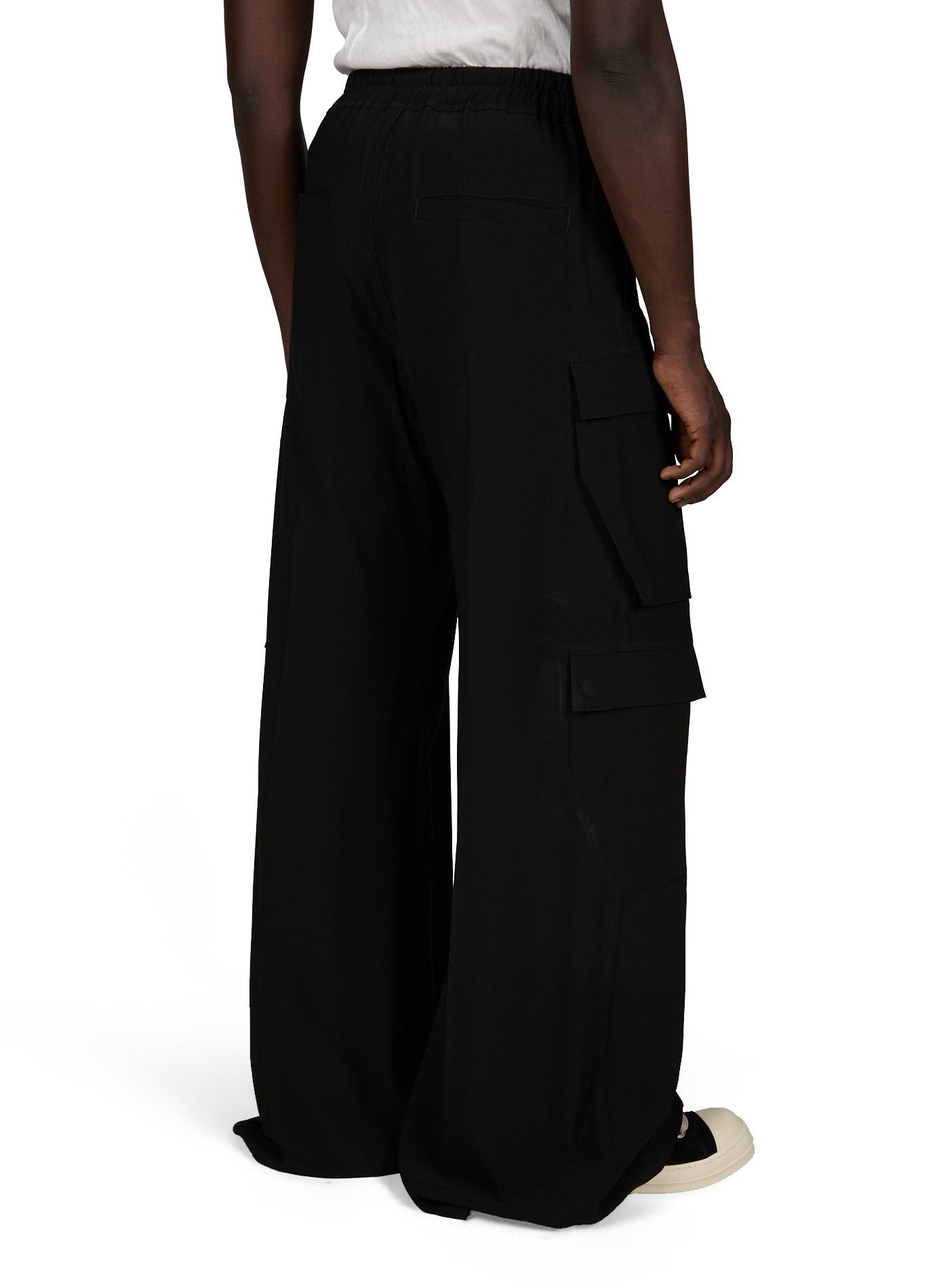 Pantalon large cargo Cargobelas RICK OWENS Noir
