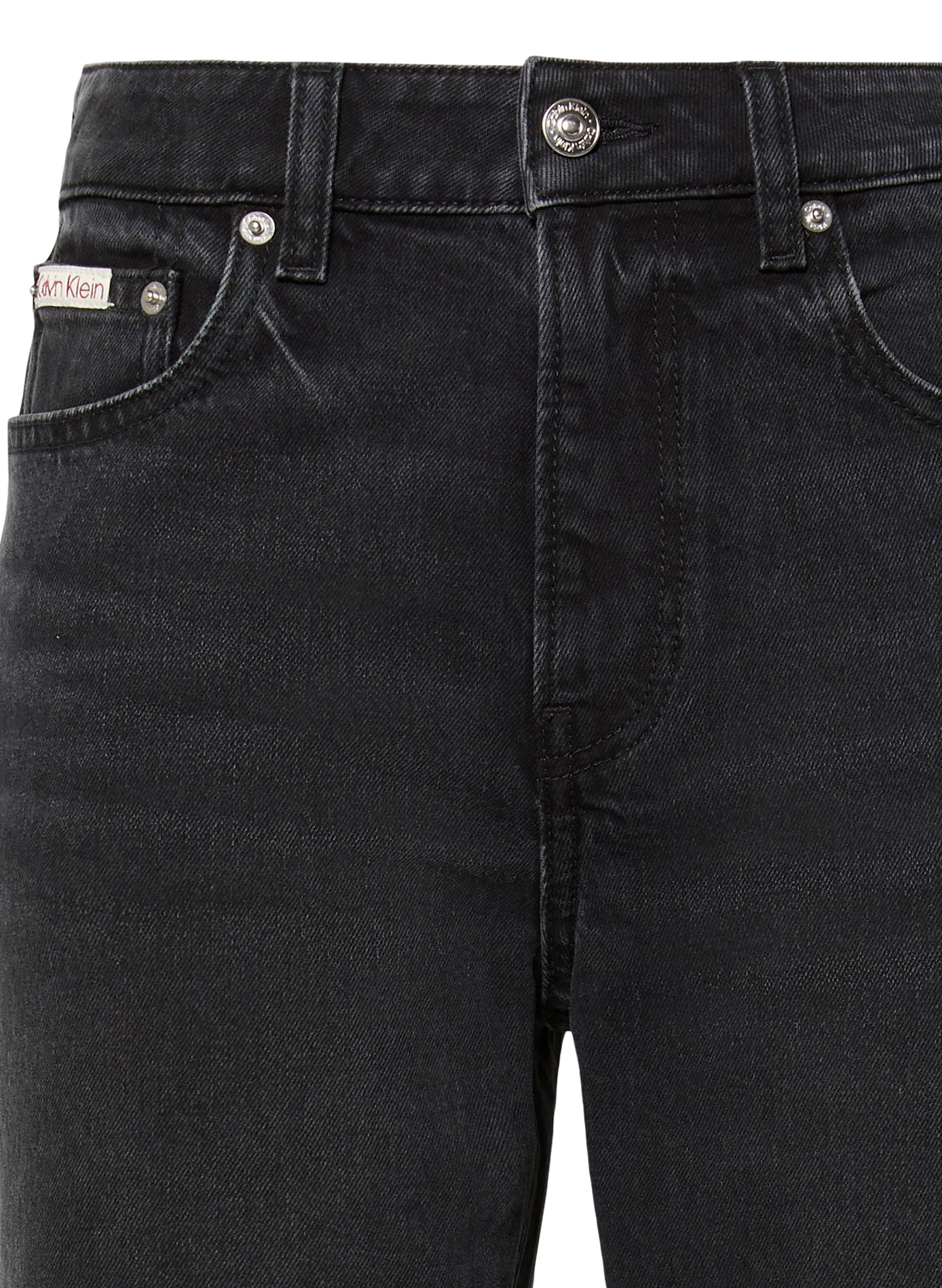 Gerade geschnittene Jeans aus Baumwollmischung CALVIN KLEIN Schwarz