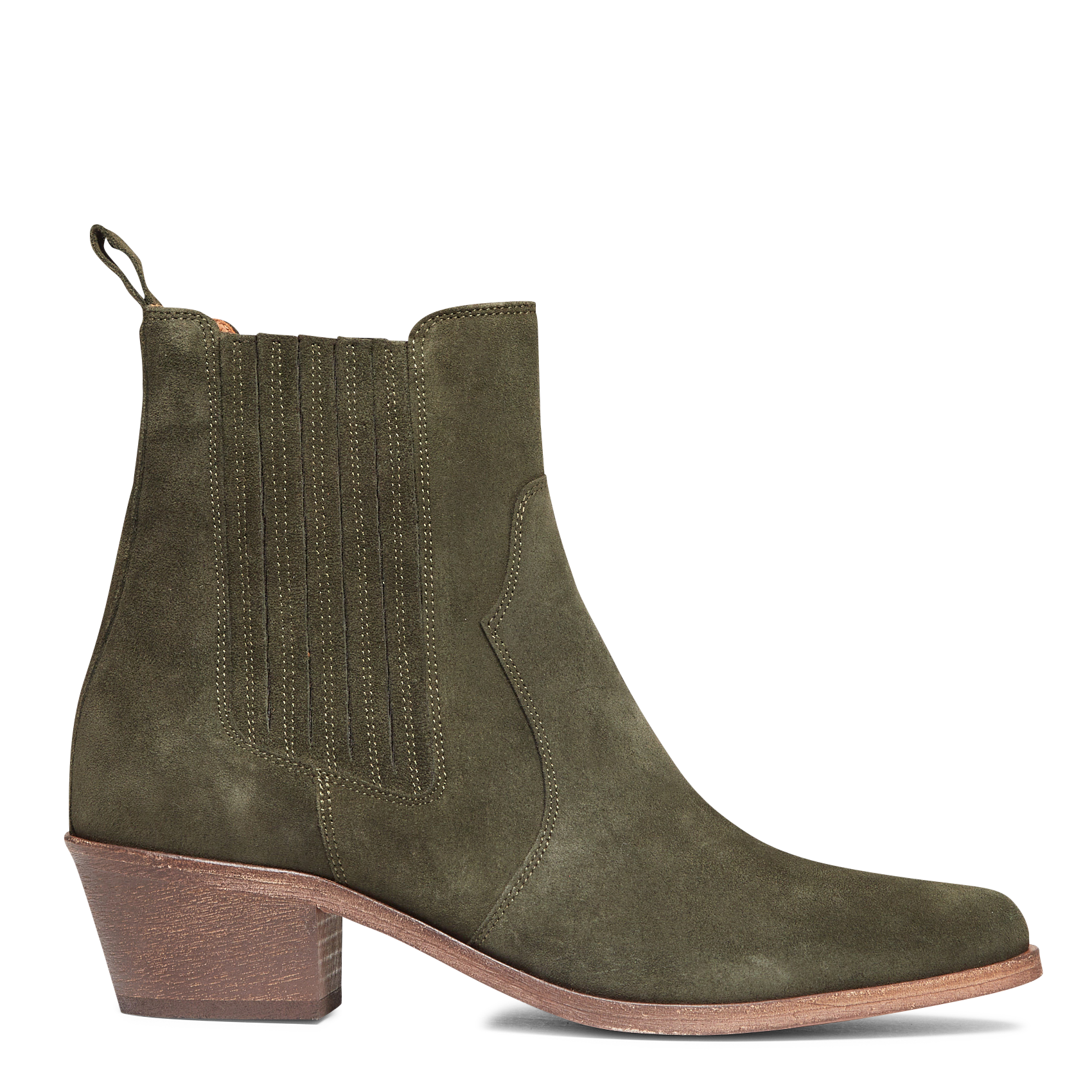 Santiags en cuir sofia ANTHOLOGY Vert