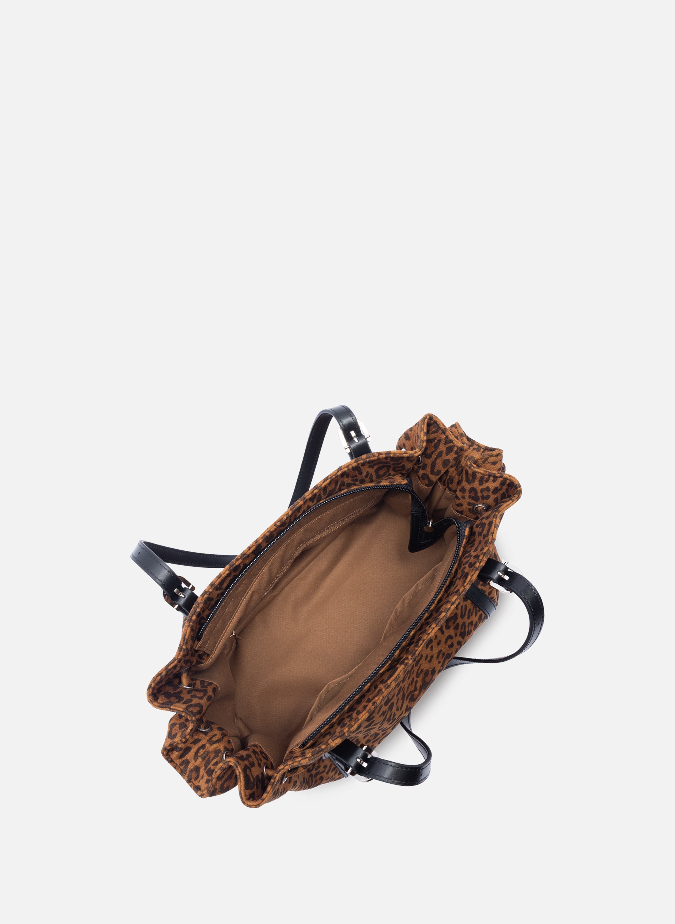Large shoulder tote bag – velvet emma | Brown LANCASTER Women
