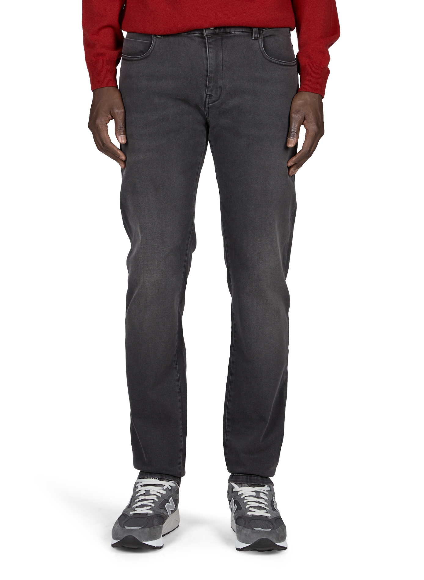 Einfarbige Jeans aus Baumwoll-Denim-Mix NOTIFY Grau