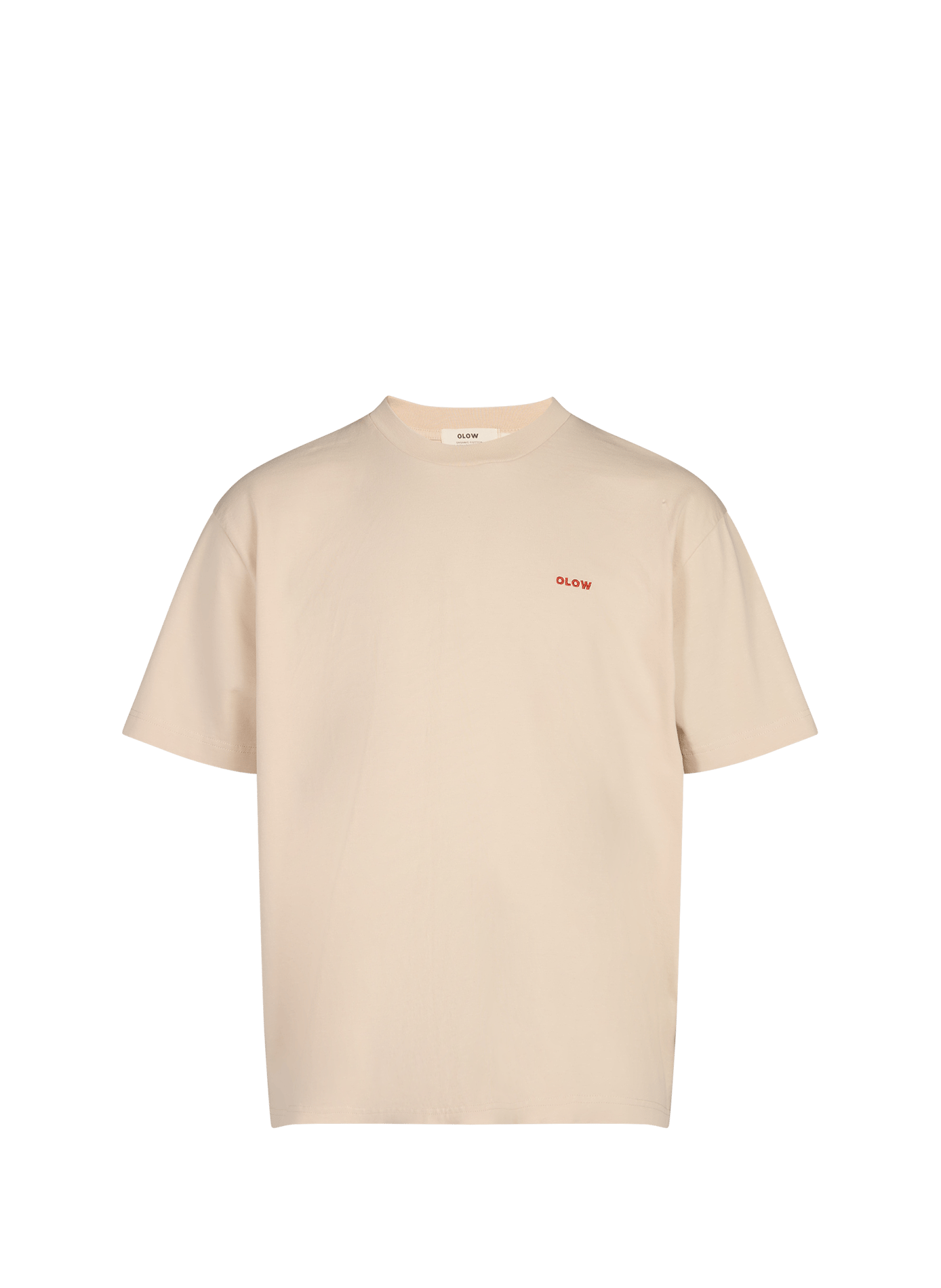 Creative Studio oversized cotton crew-neck T-shirt OLOW Beige