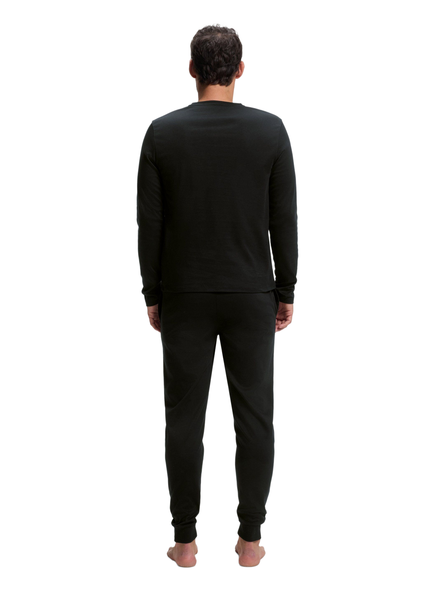 Ensemble de pyjamas à logo en coton BOSS Schwarz