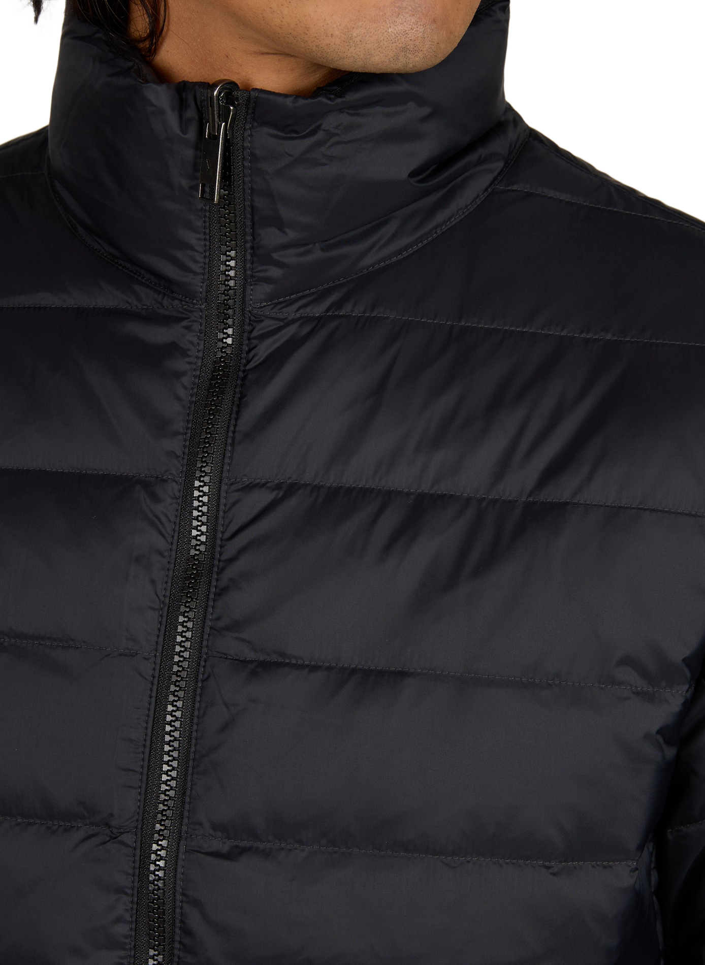 Wasserabweisende gesteppte Daunenjacke T-Kit aus leichtem Daunenfell AIGLE Schwarz
