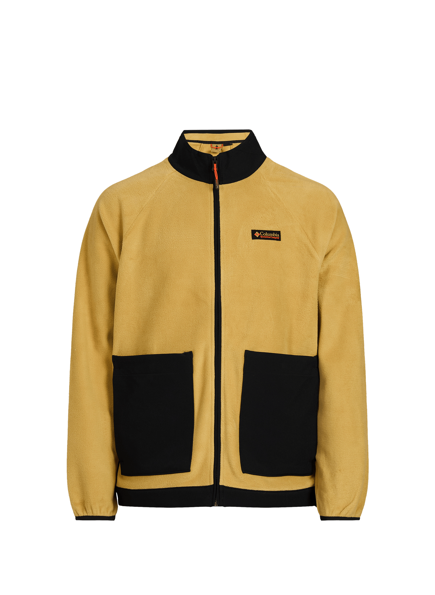Forro polar liso con cuello alto y cremallera COLUMBIA Amarillo