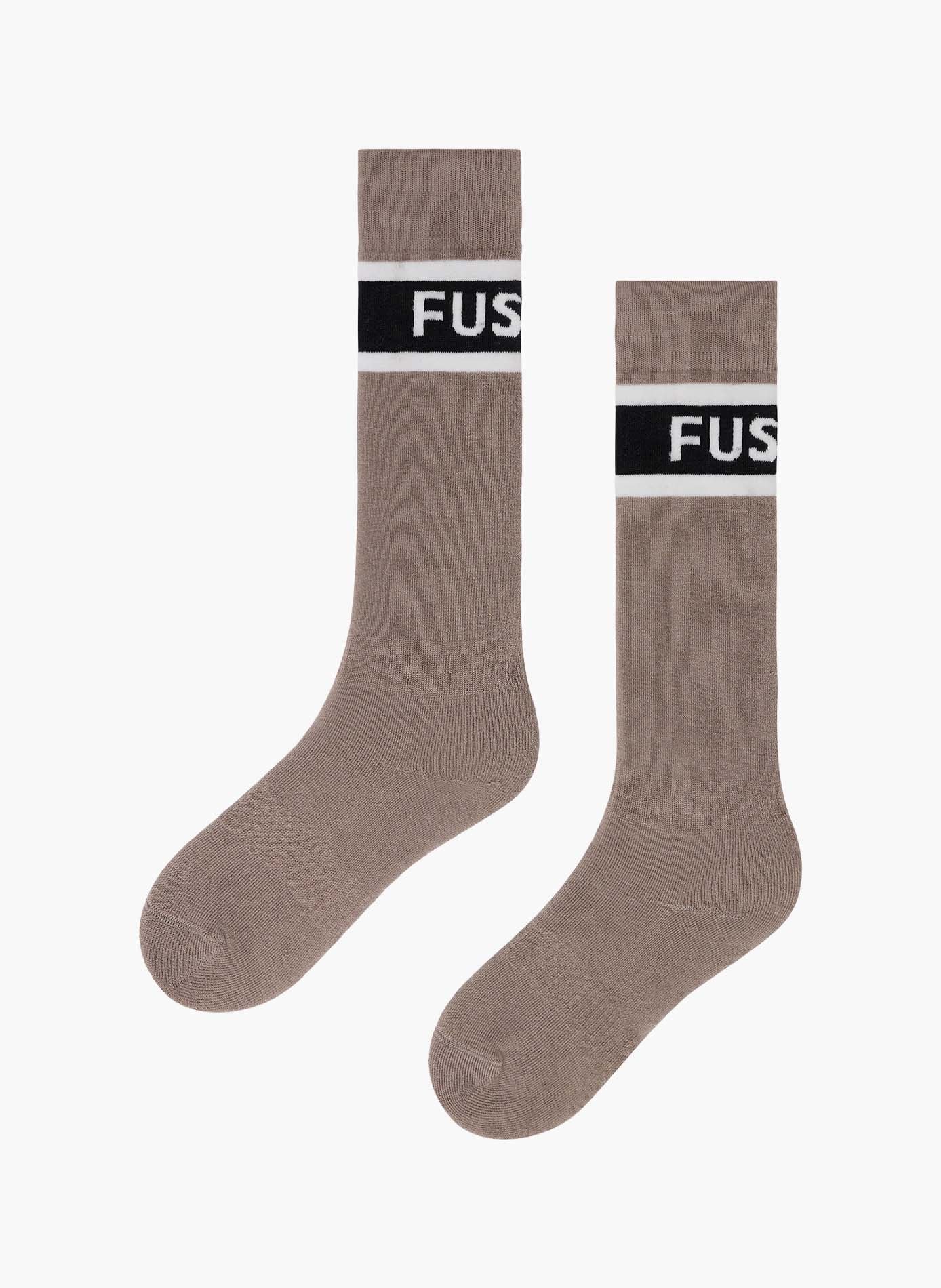 Chaussettes de ski piste pro coupe regular FUSALP Gris