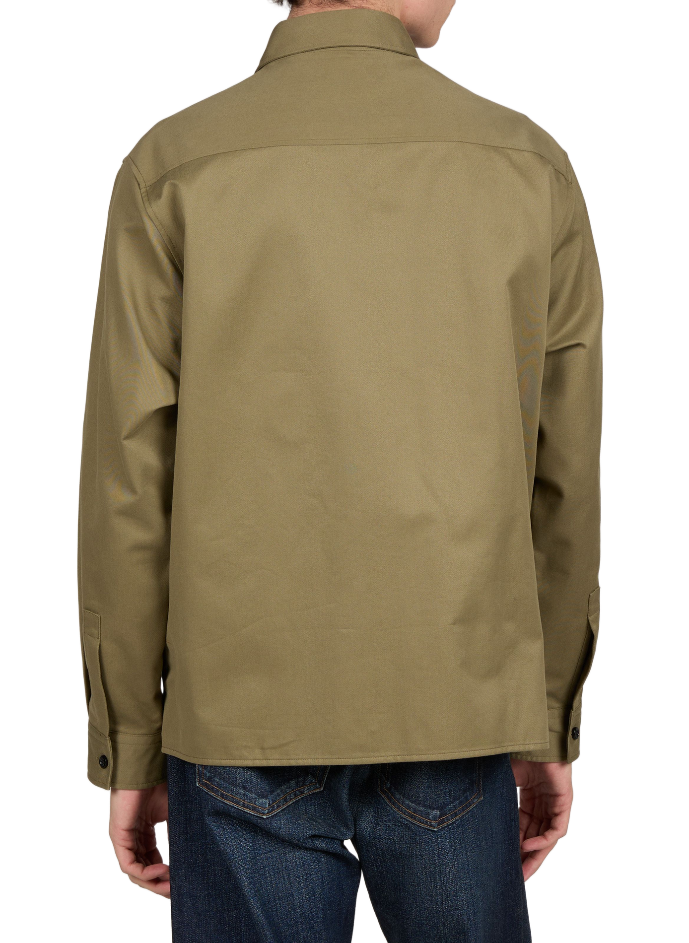 Straight cotton shirt HUGO BLUE Khaki