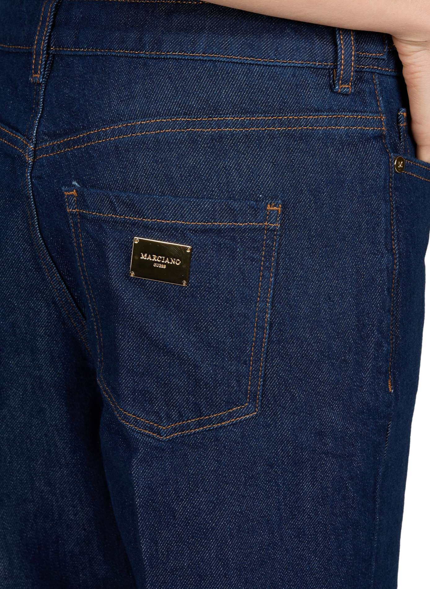 Victory straight-leg jeans in a cotton blend GUESS Blue