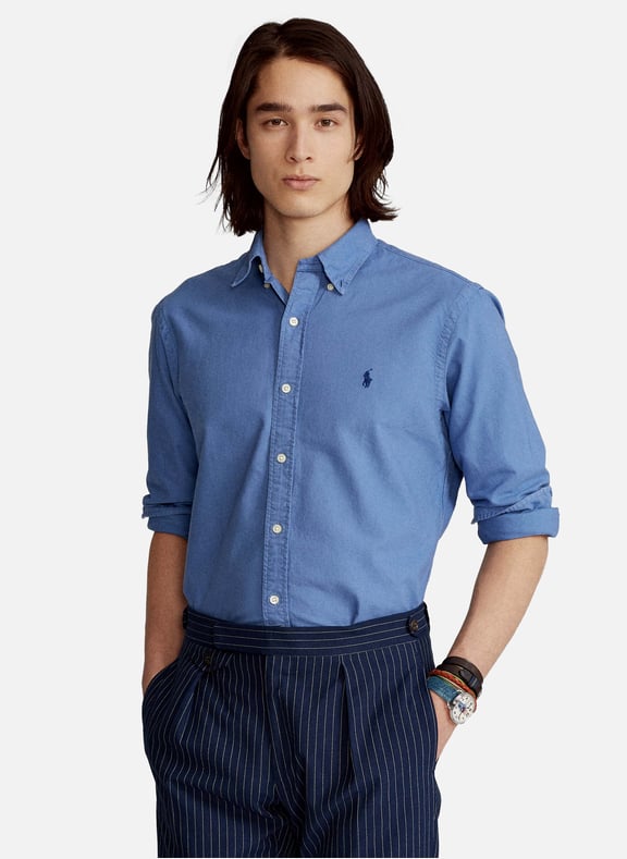 Chemise en coton Bleu by POLO RALPH LAUREN POLO RALPH LAUREN Chemise en coton Bleu