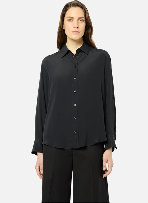 Chemise fluide noire - beata Noir by GERARD DAREL GERARD DAREL Chemise fluide noire - beata Noir