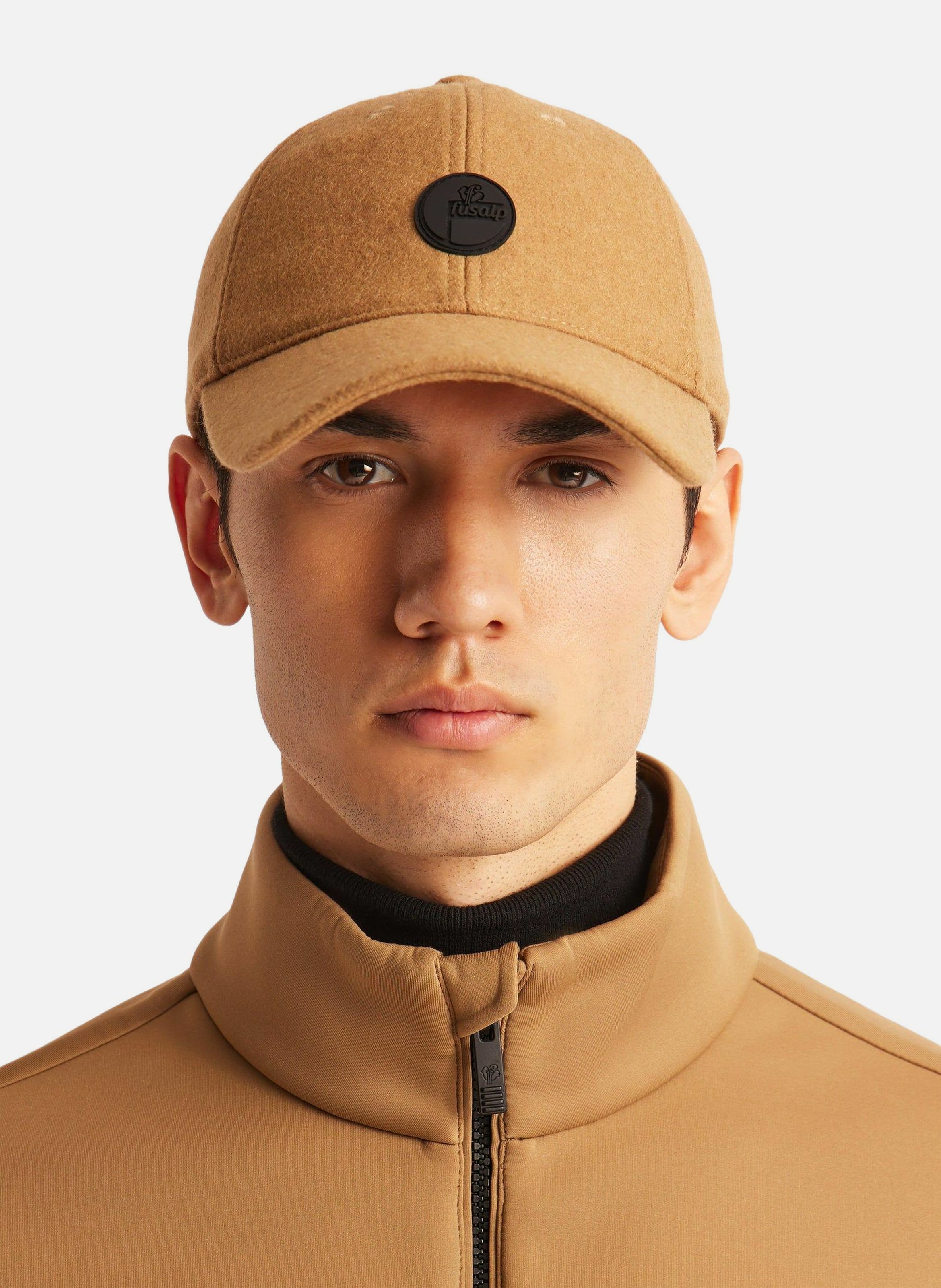 Casquette wool cap laine FUSALP Beige