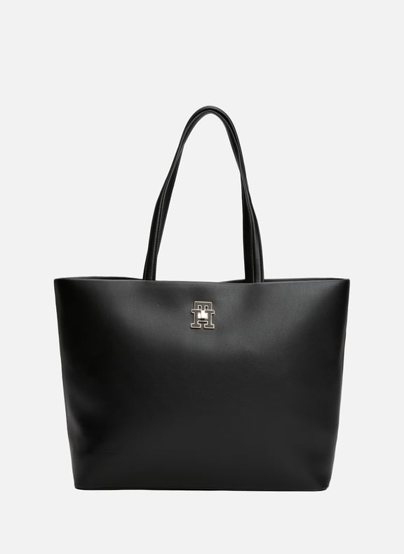 Sac à main à logo Noir by TOMMY HILFIGER TOMMY HILFIGER Sac à main à logo Noir