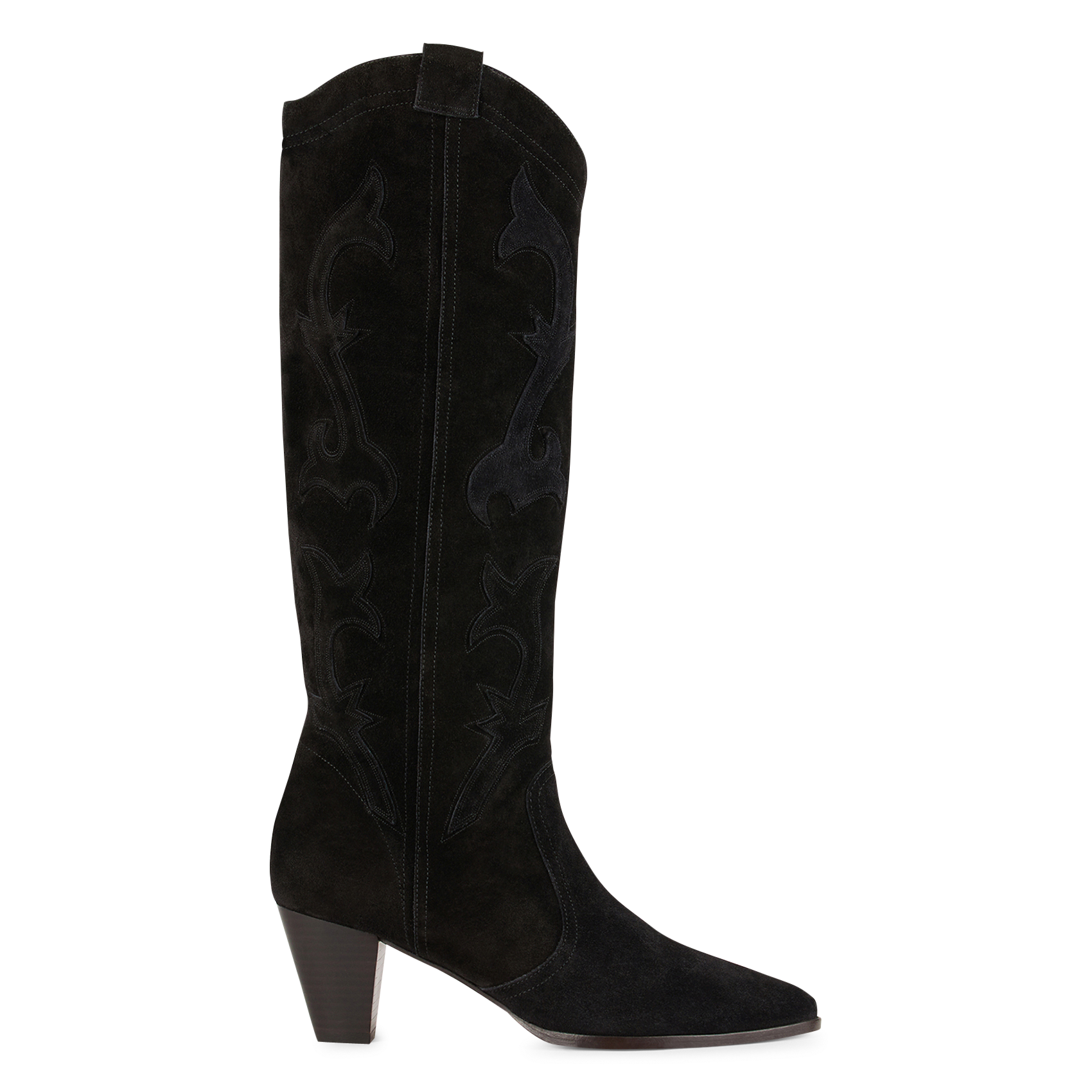 Bottes en cuir casey BA&SH Noir