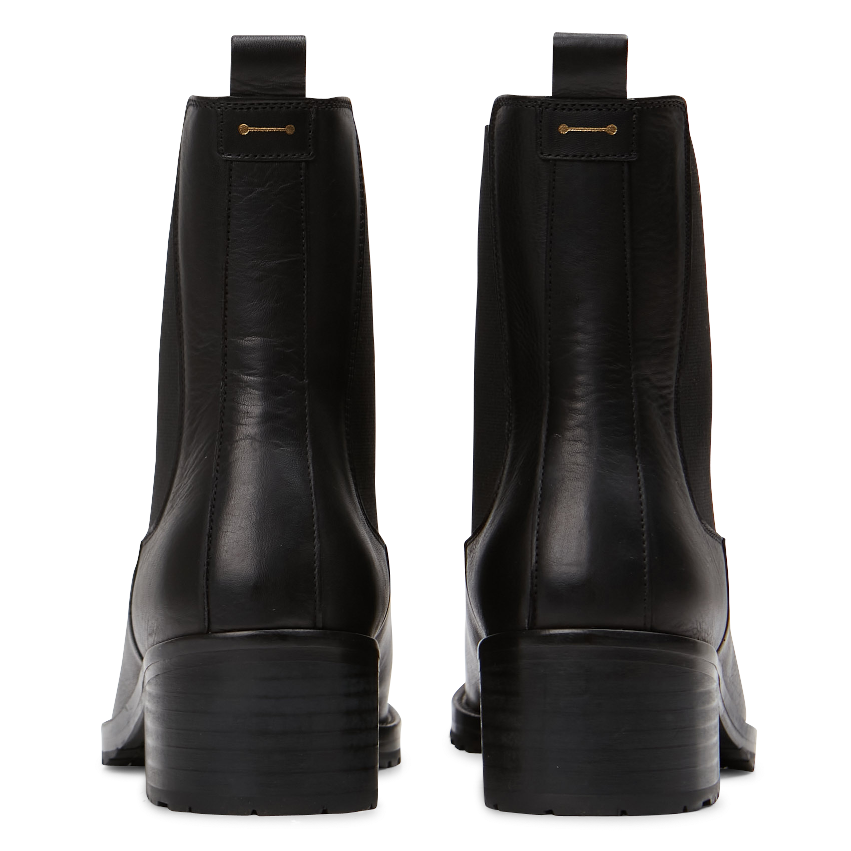 Bottines en cuir ANTHOLOGY Noir