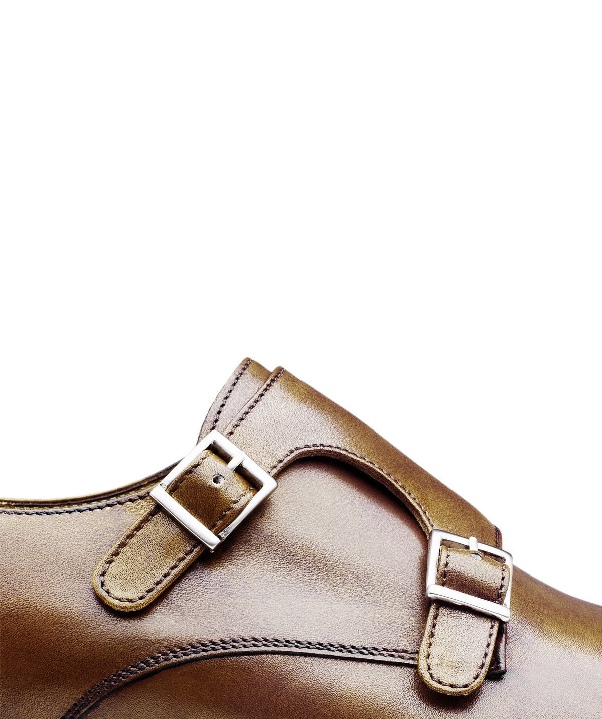 Chaussure monk en cuir cambridge FINSBURY Marron