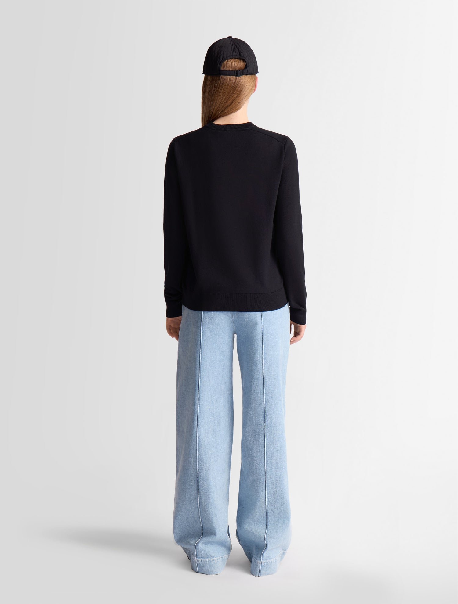 Pull ottali col rond coupe regular FUSALP Noir