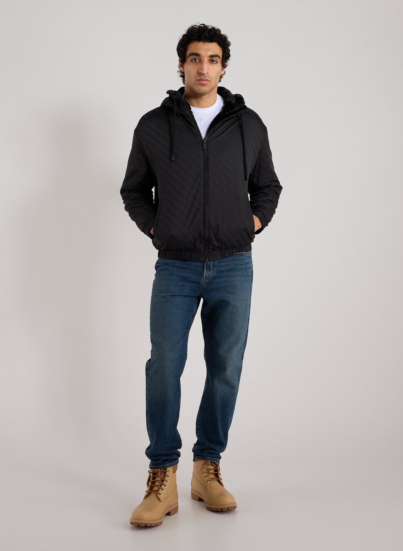 Jack St Warm lined bomber jacket MOOSE KNUCKLES Black