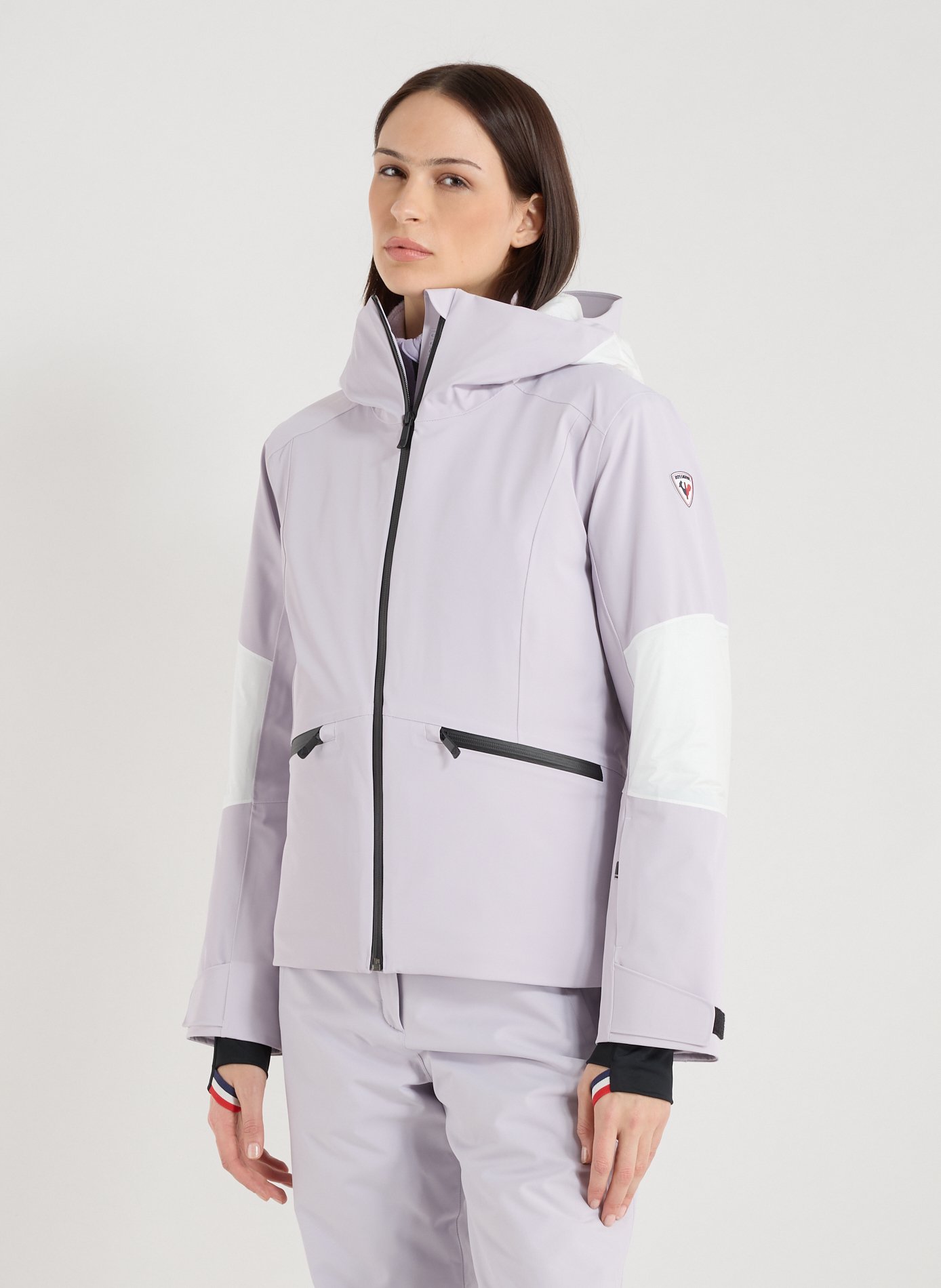 ROSSIGNOL Ski jacket with hood Purple
