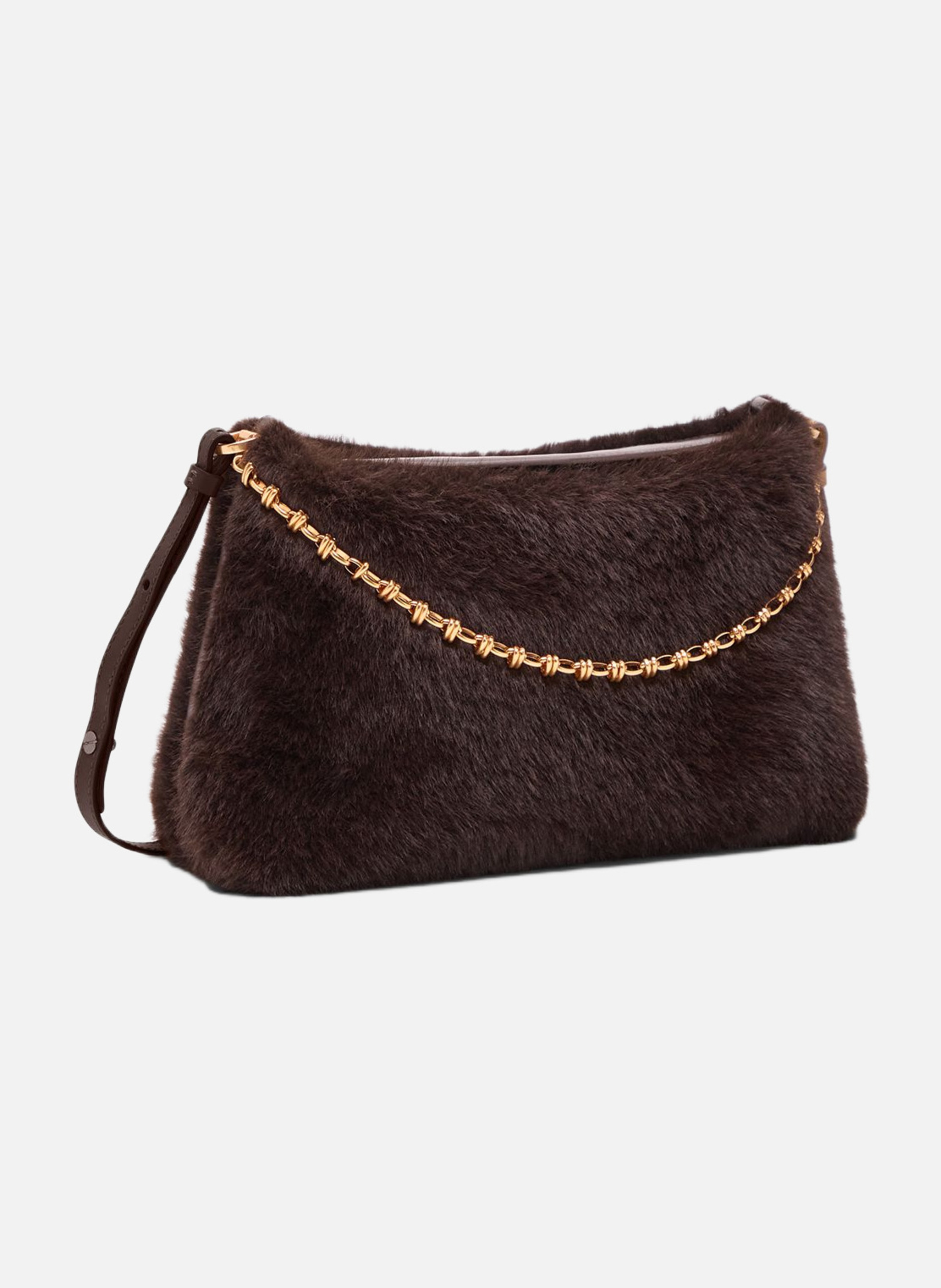 Pochette daily chain VANESSA BRUNO Marron