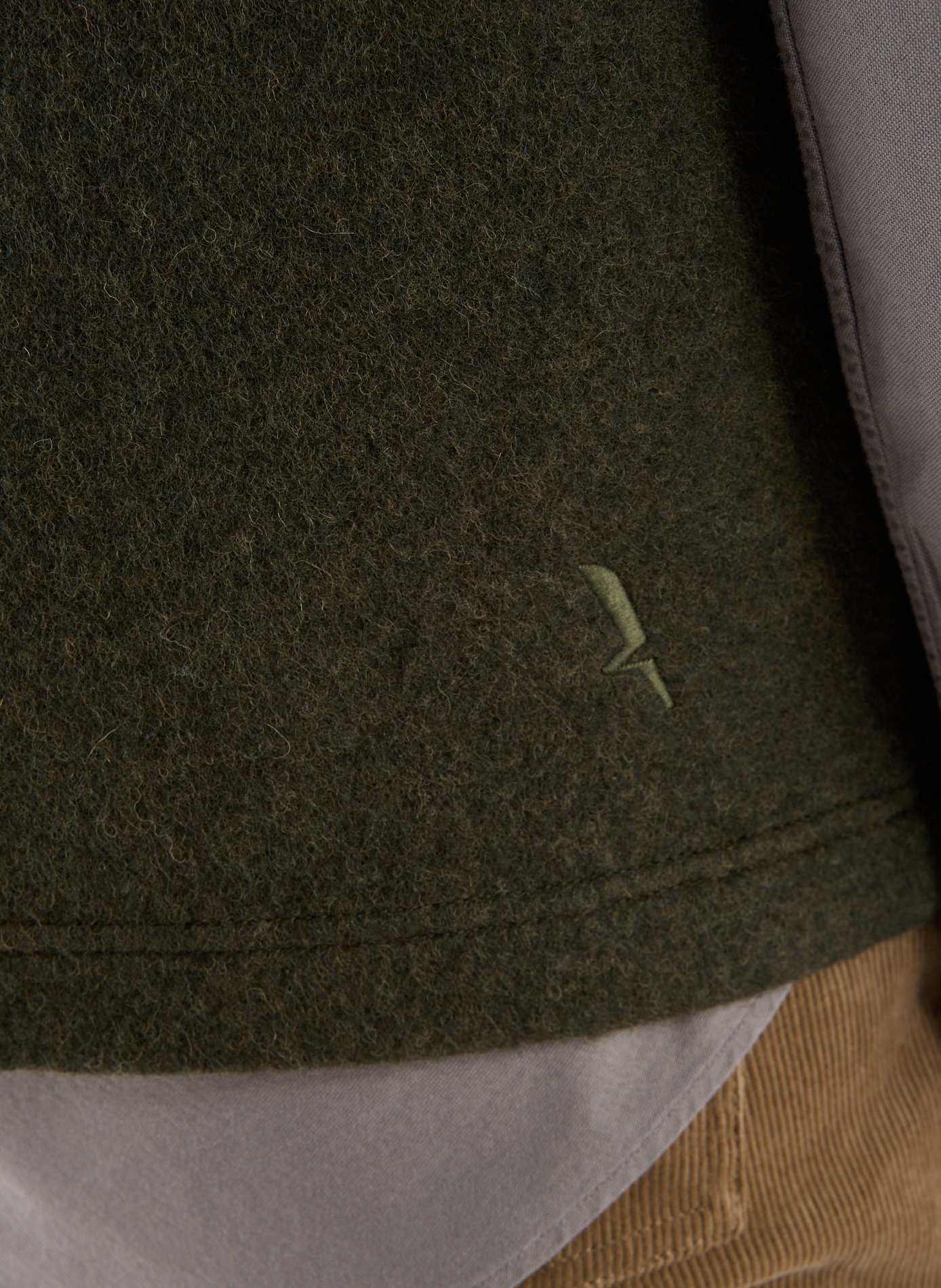 Doudoune sans manches à col montant AIGLE Kaki