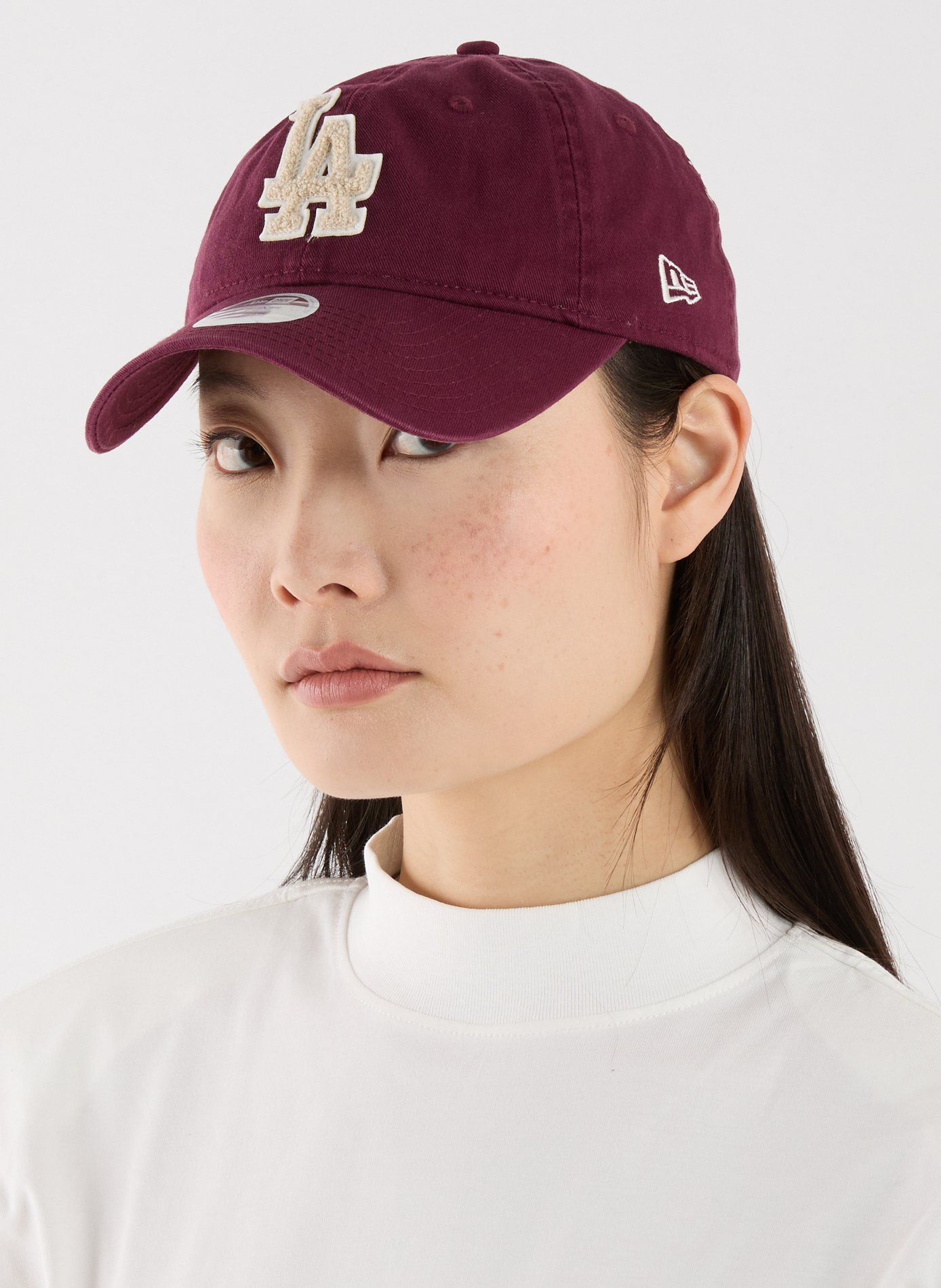 Casquette brodée en coton NEW ERA Rouge