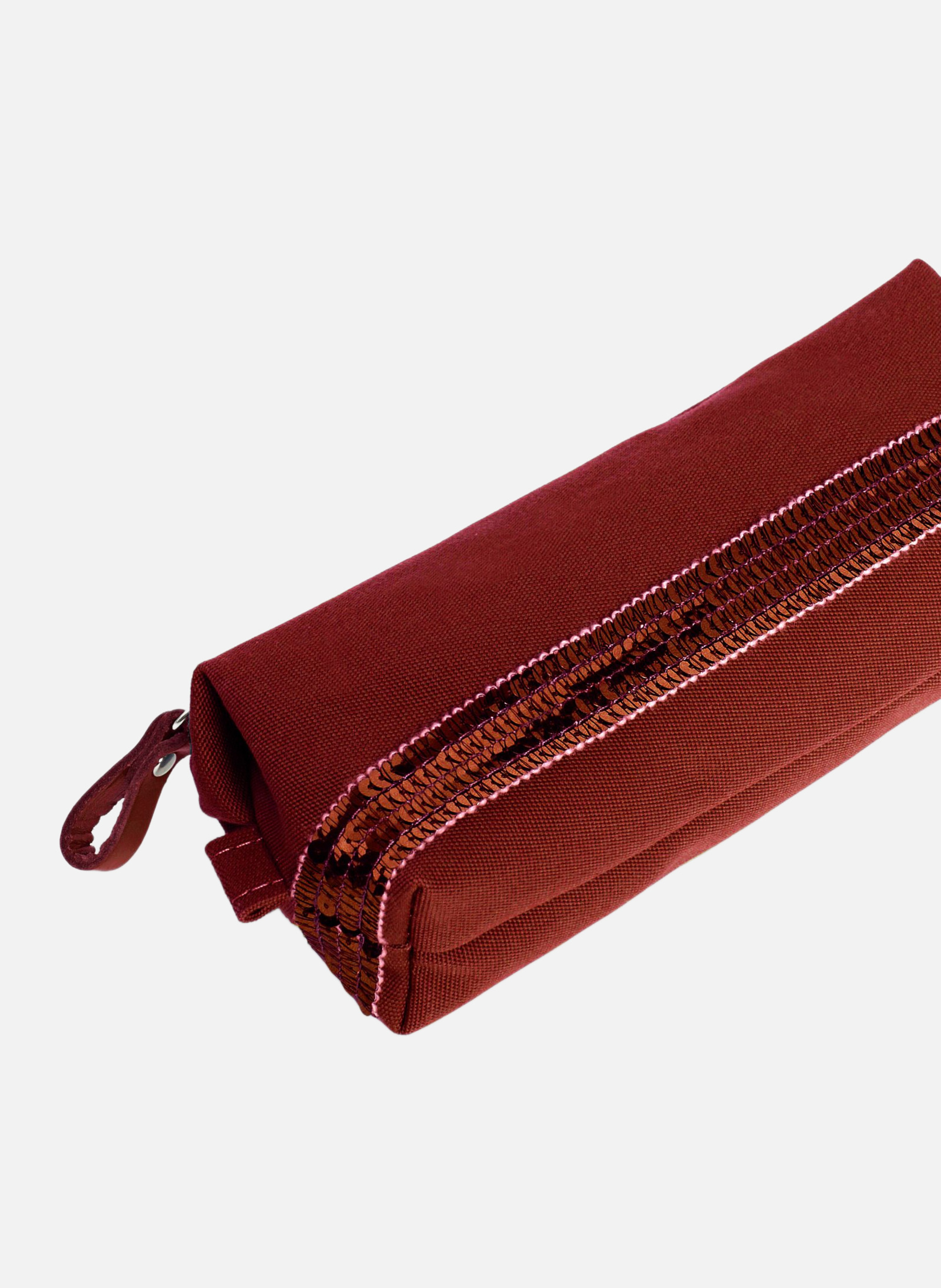 Trousse Écolier En Toile VANESSA BRUNO Marron