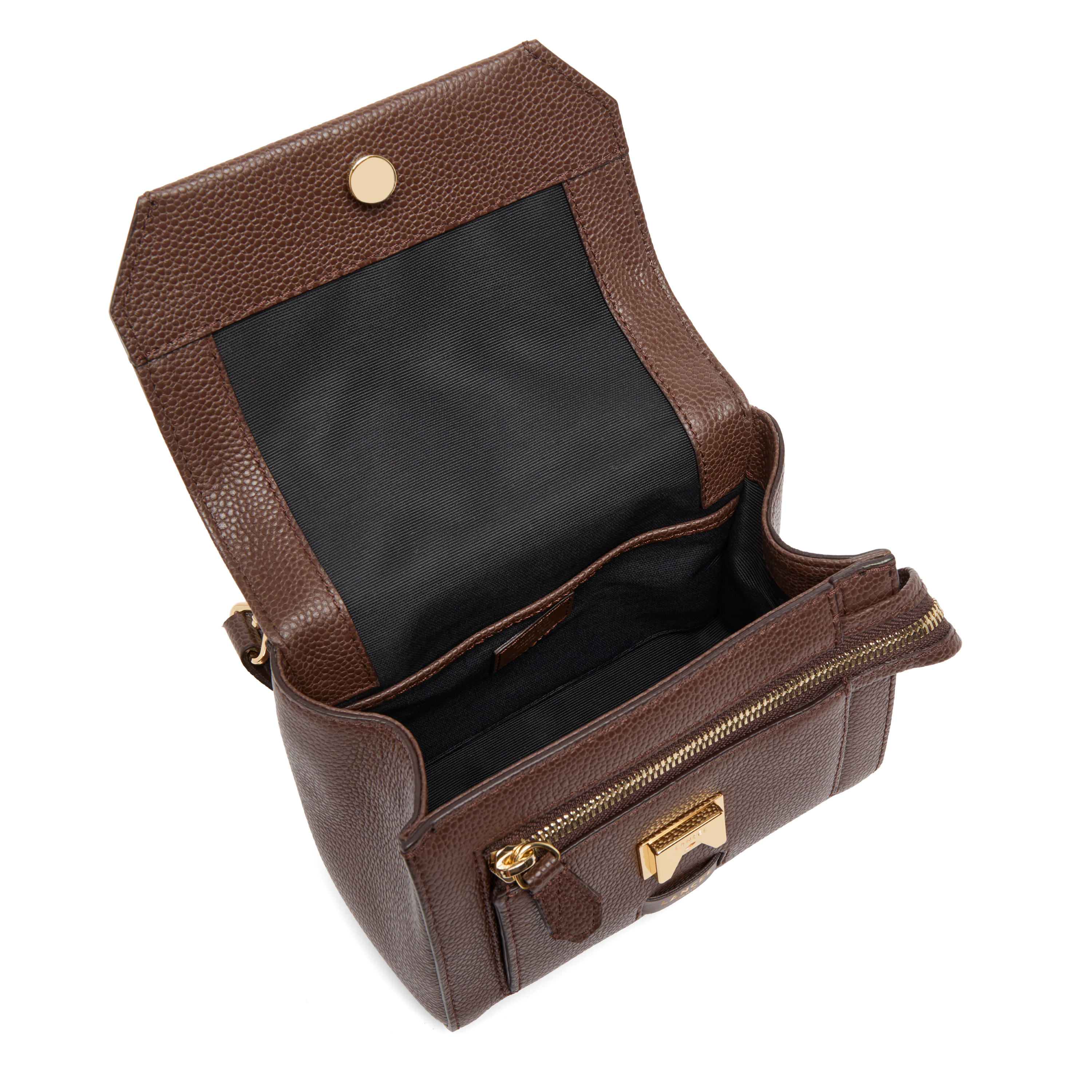 Sac rabat s ninon de lancel en cuir LANCEL Marron