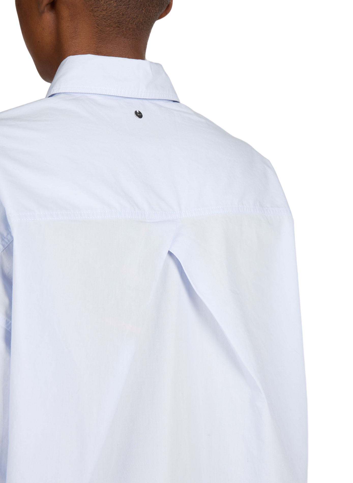 Oversized shirt with classic cotton collar BOSS Blue