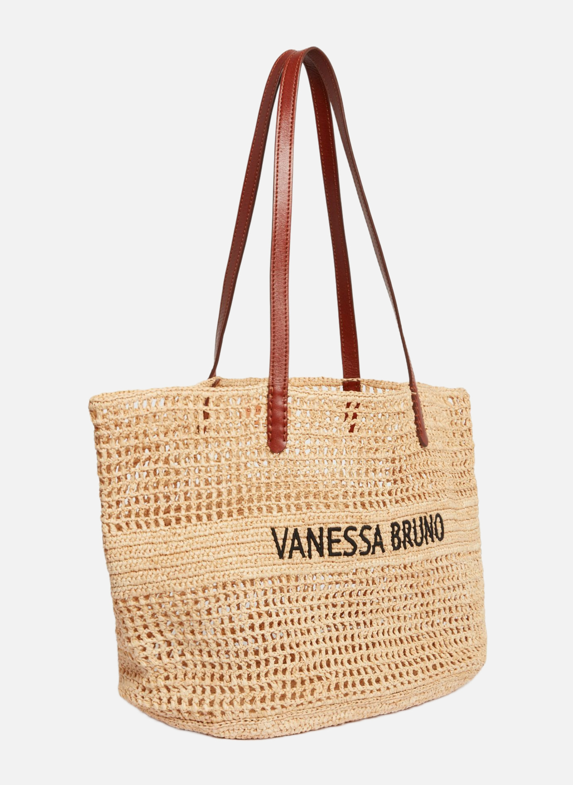 Panier En Raphia VANESSA BRUNO Beige