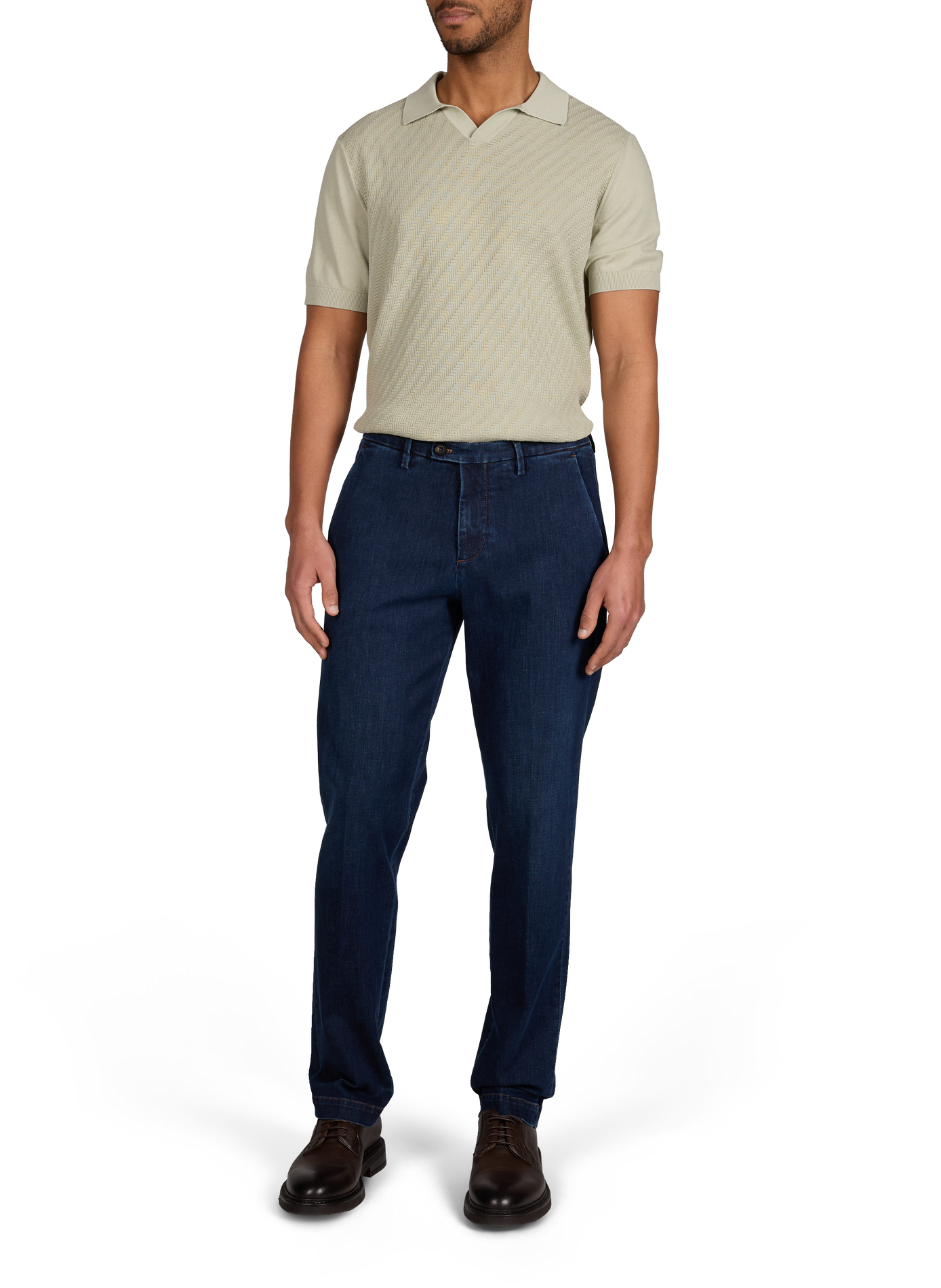 Cotton-blend jeans CORNELIANI Blue