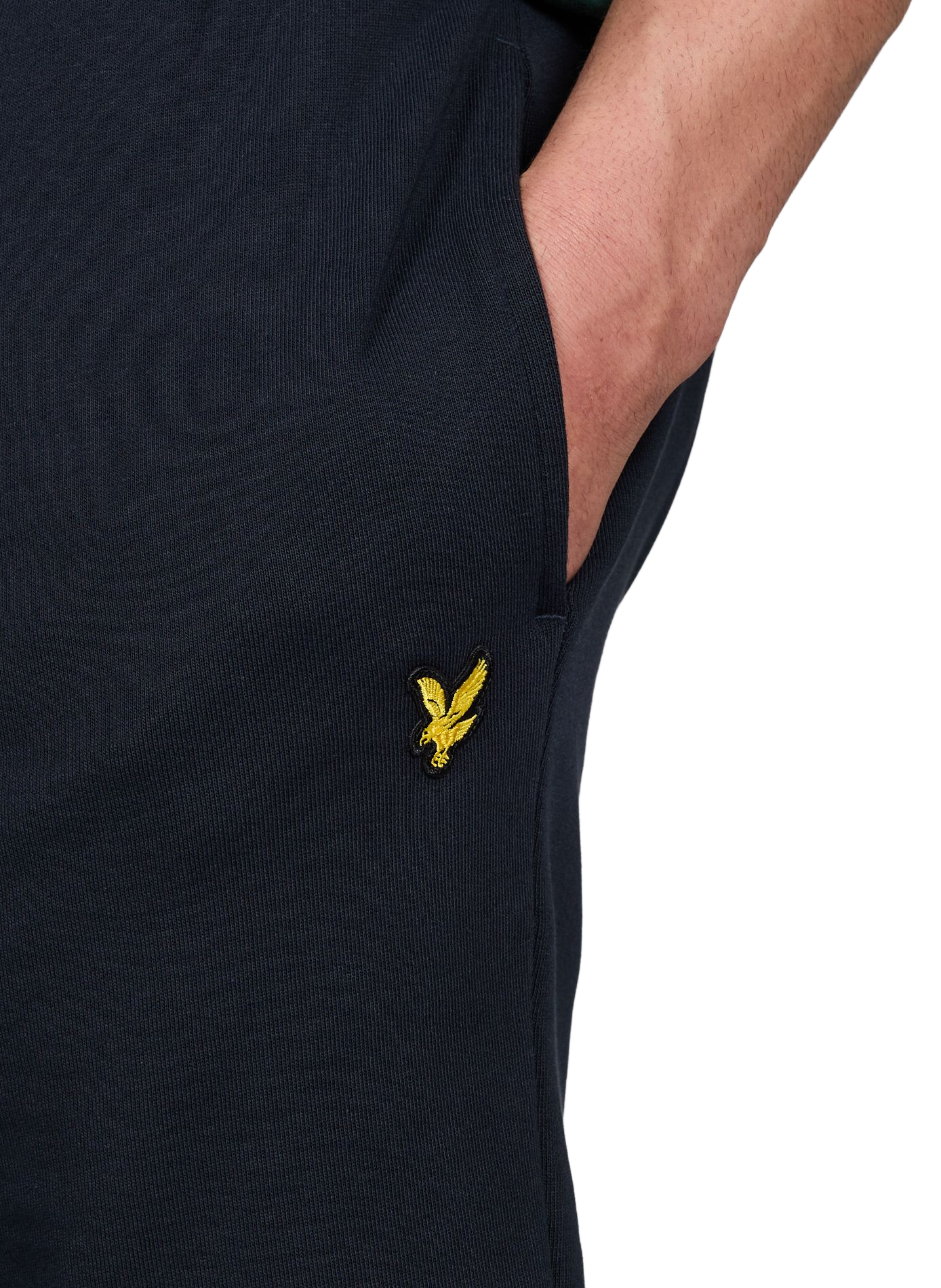 Short logo en coton LYLE & SCOTT Bleu