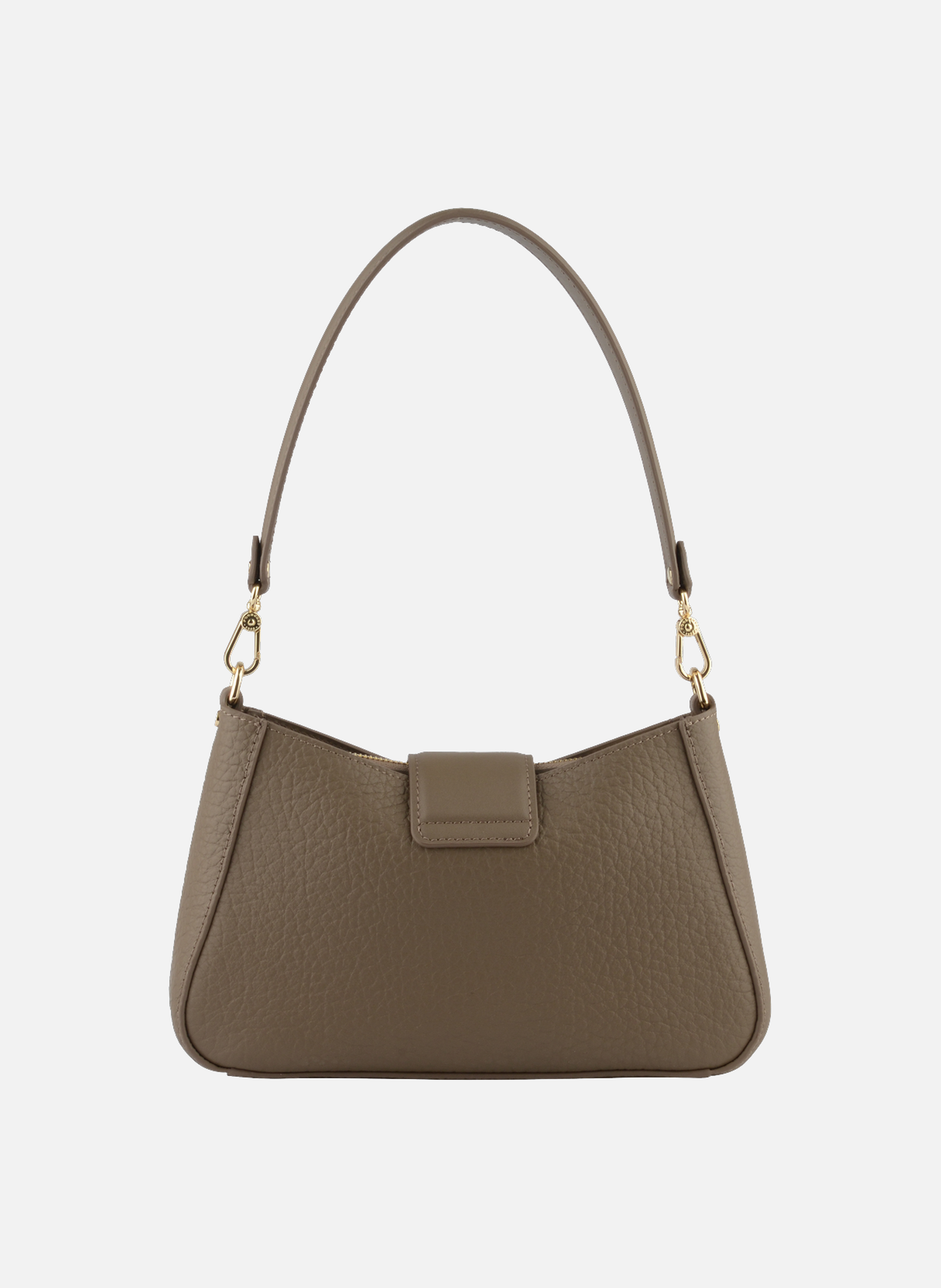 Fleuves | sac à main en cuir de vachette POURCHET Gris