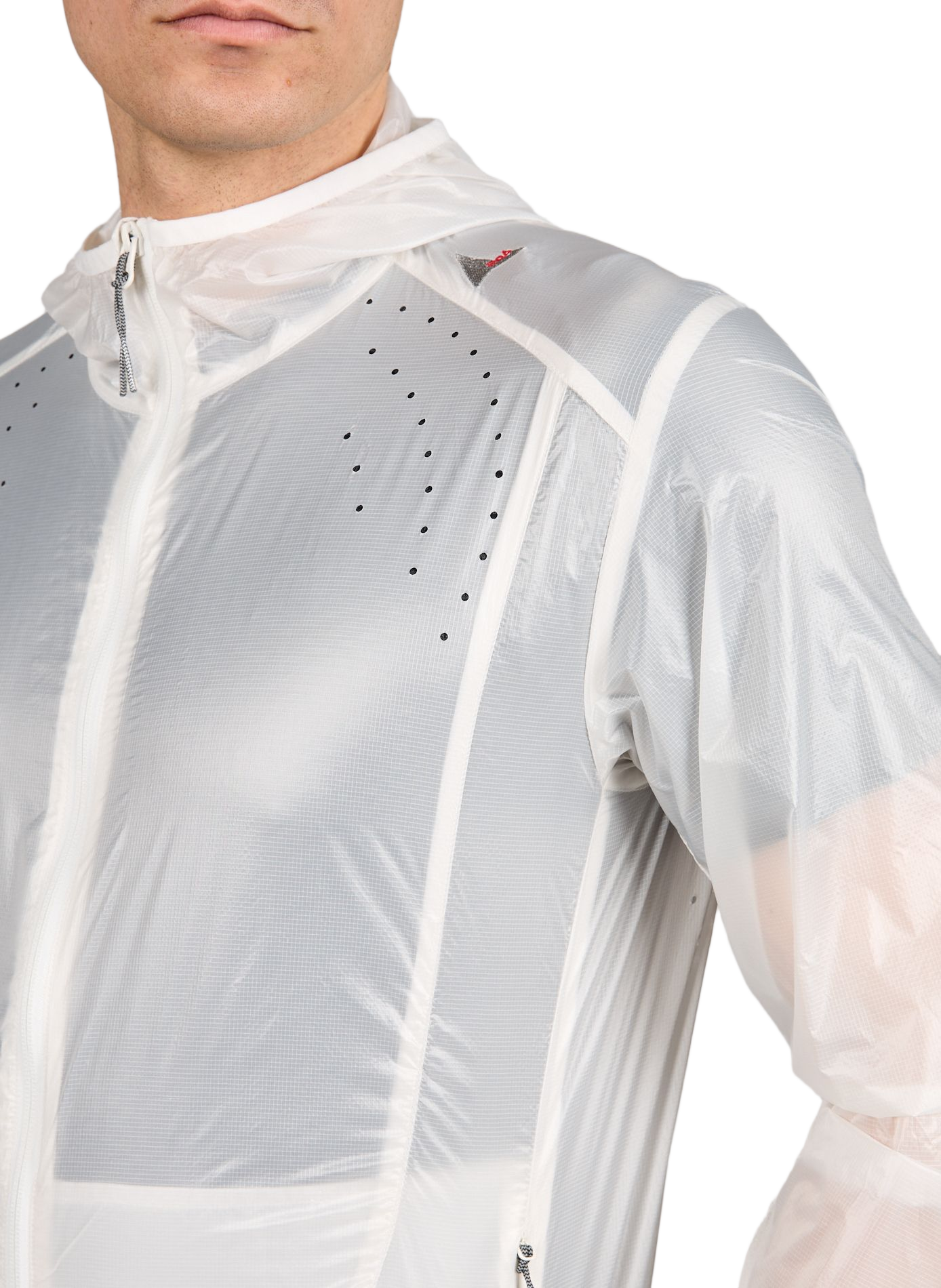 Waterproof hooded jacket | White ROA Men