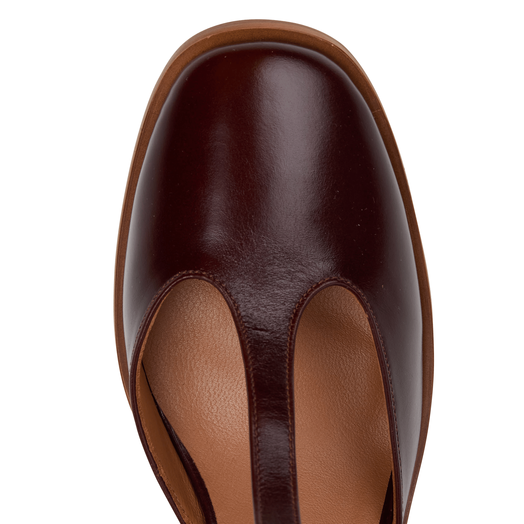 Sandales en cuir solene MAISON 123 Marron