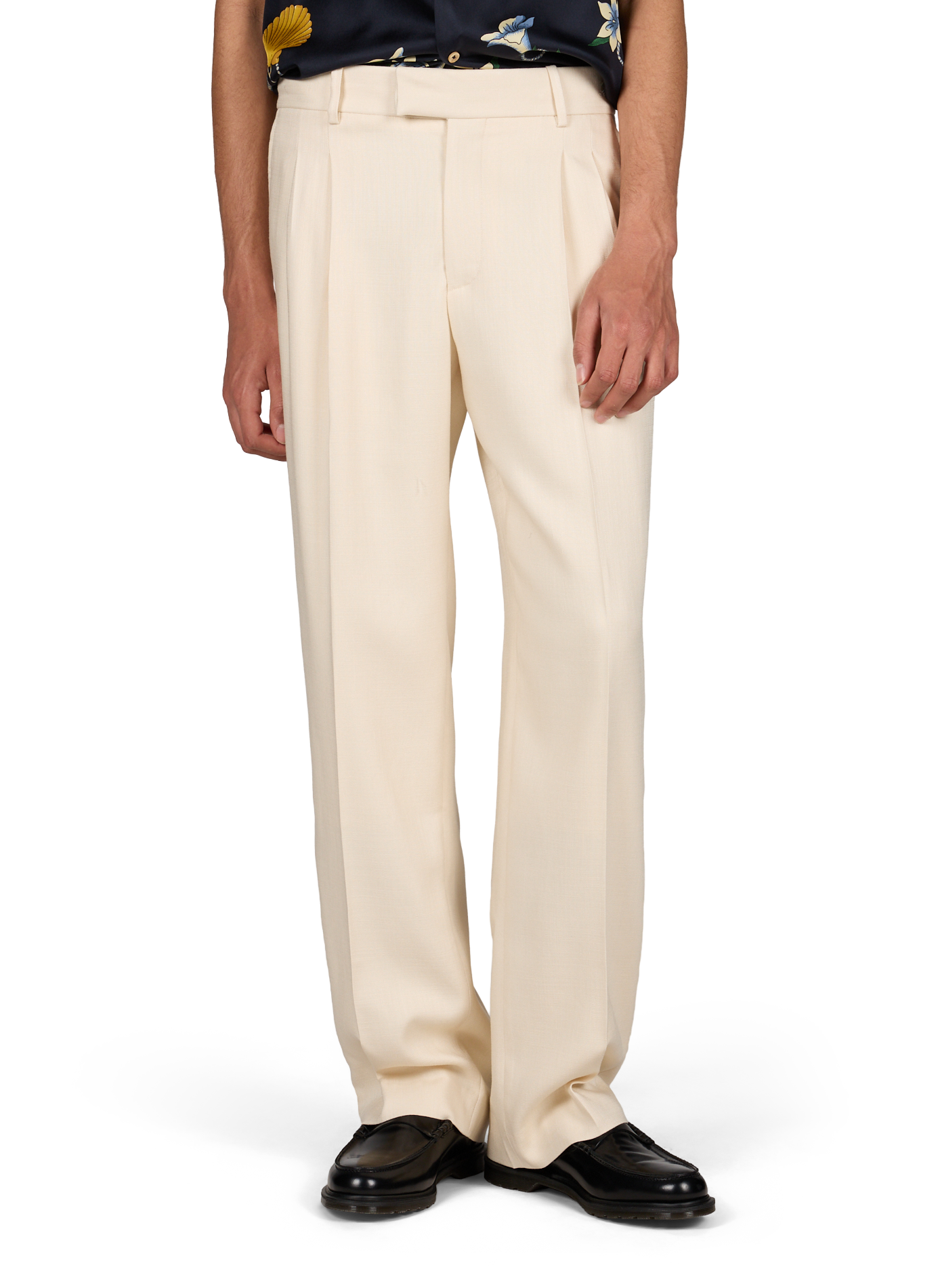 Cotton denim balloon pants DROLE DE MONSIEUR Beige