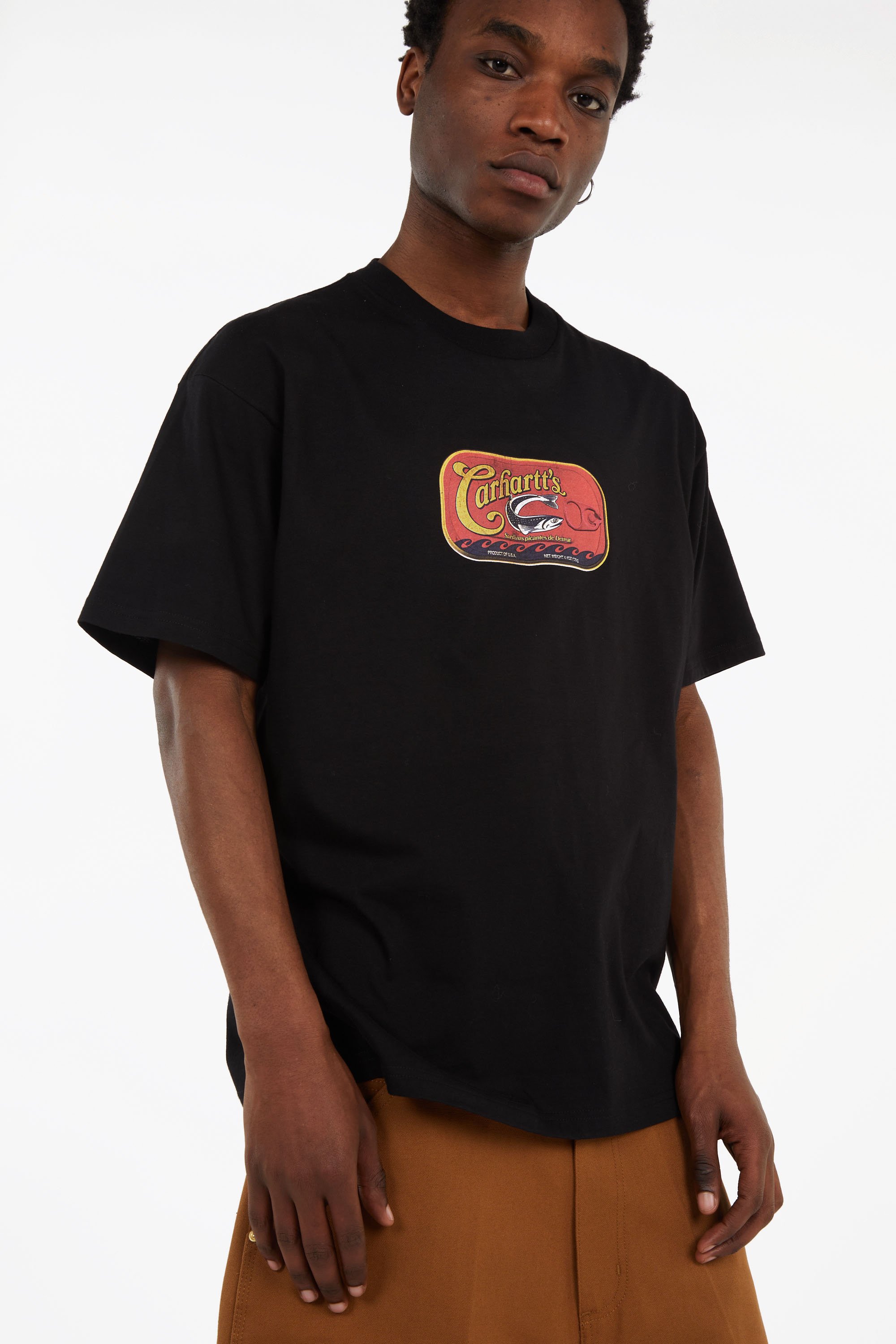 T-shirt s/s sardinas t-shirt CARHARTT WIP Noir