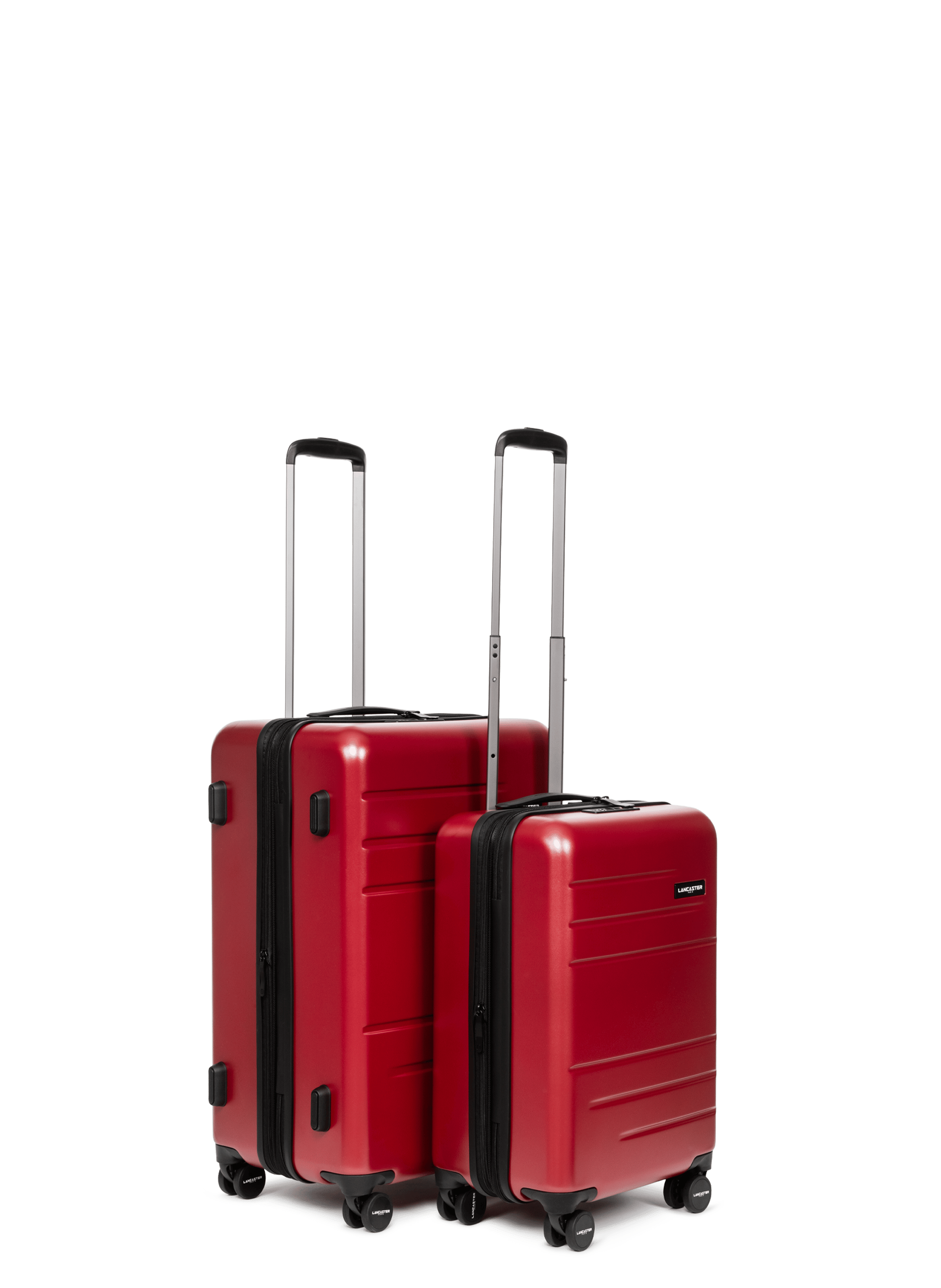 Set de 2 valises - cdg LANCASTER Rood