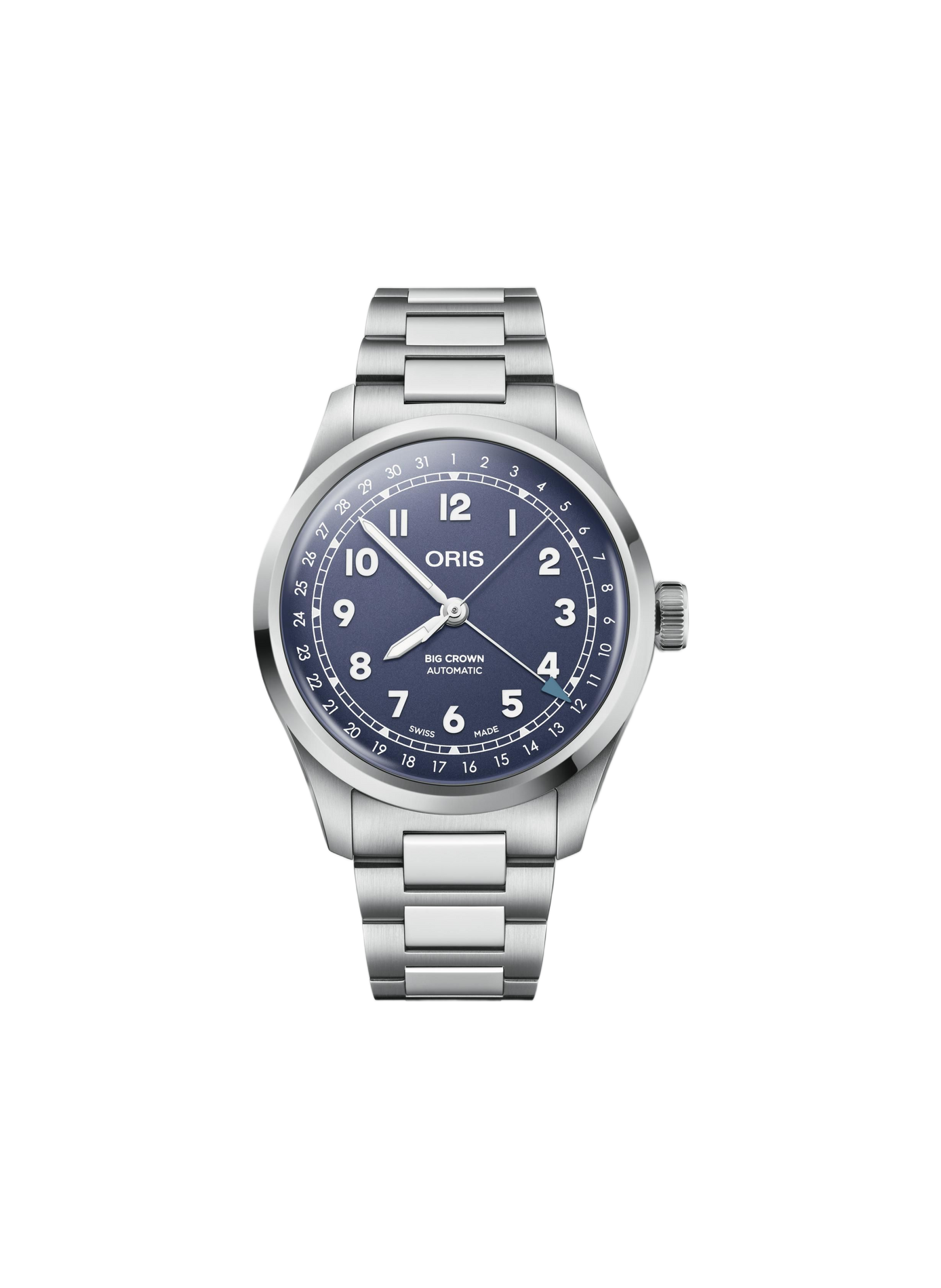 Montre automatique Oris Big Crown Pointer Date en acier inoxydable ORIS Violet