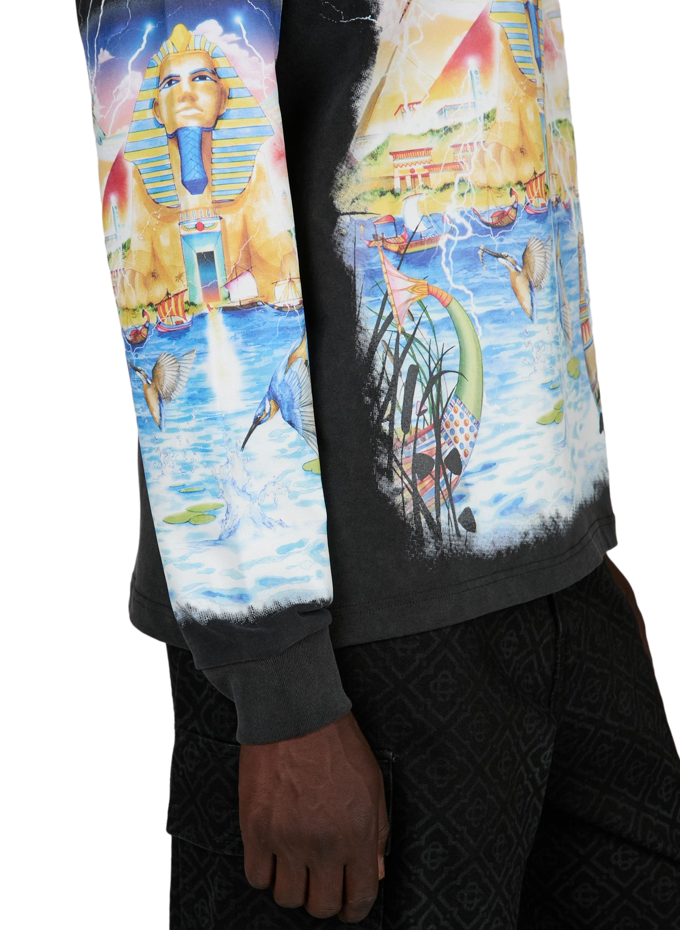 T-shirt imprimé en coton CASABLANCA PARIS Multicolore