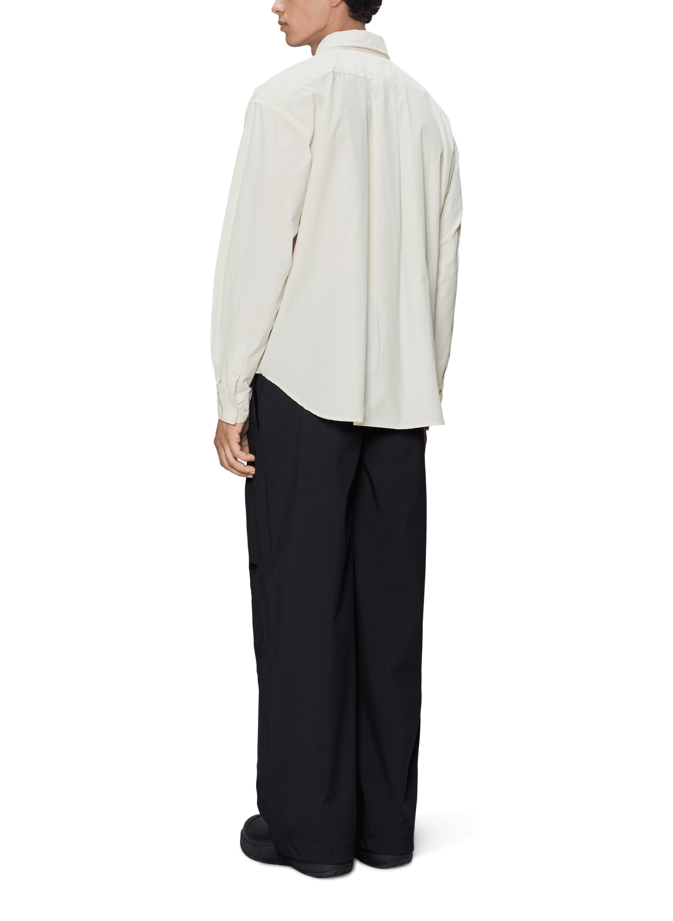 Chemise en coton mélangé RAINS Blanc