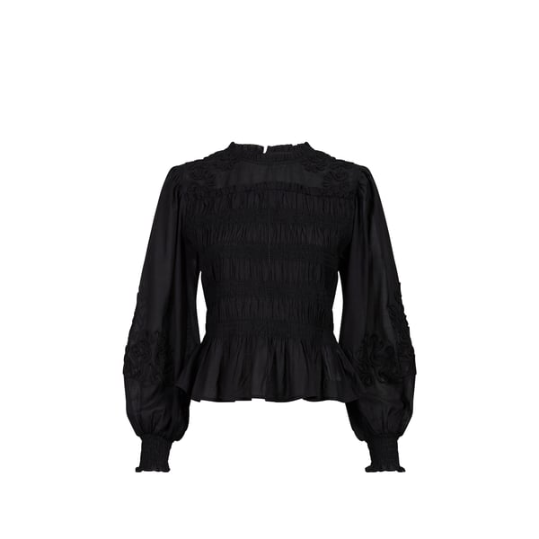 Chemise froncée manches longues Chemise froncée manches longues