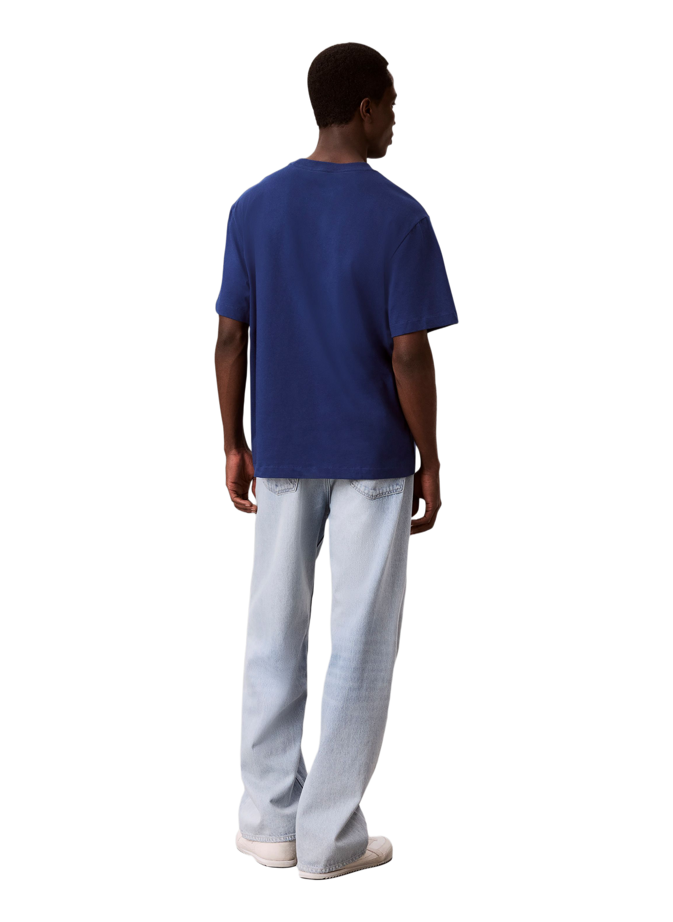 Katoenen t-shirt CALVIN KLEIN Blauw