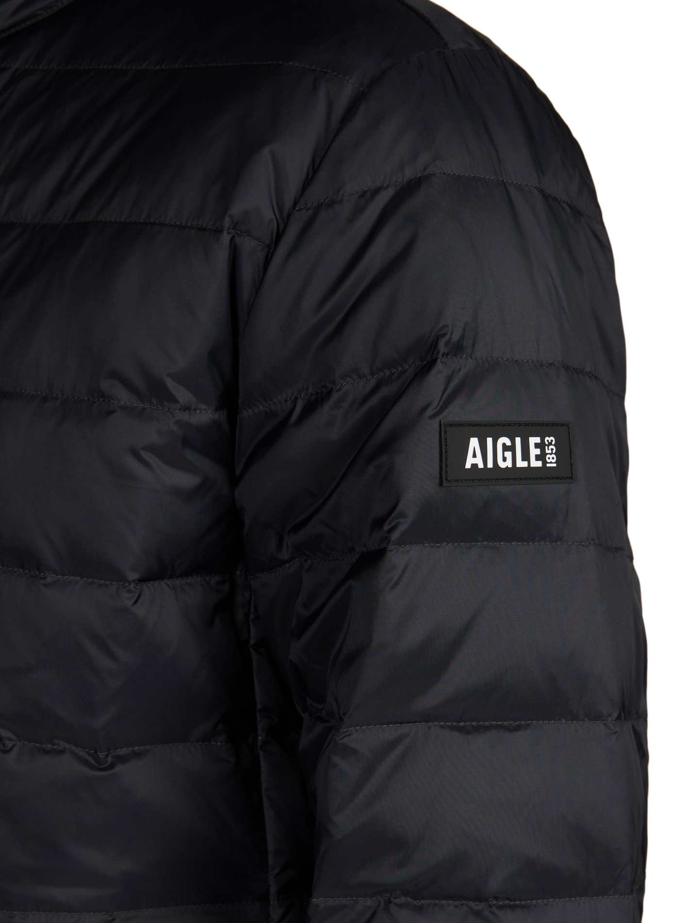 Wasserabweisende gesteppte Daunenjacke T-Kit aus leichtem Daunenfell AIGLE Schwarz