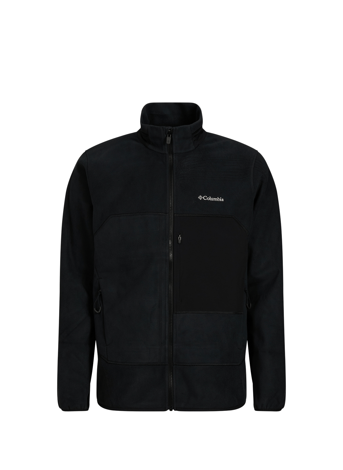 Chaqueta lisa con cuello alto y cremallera COLUMBIA Gris