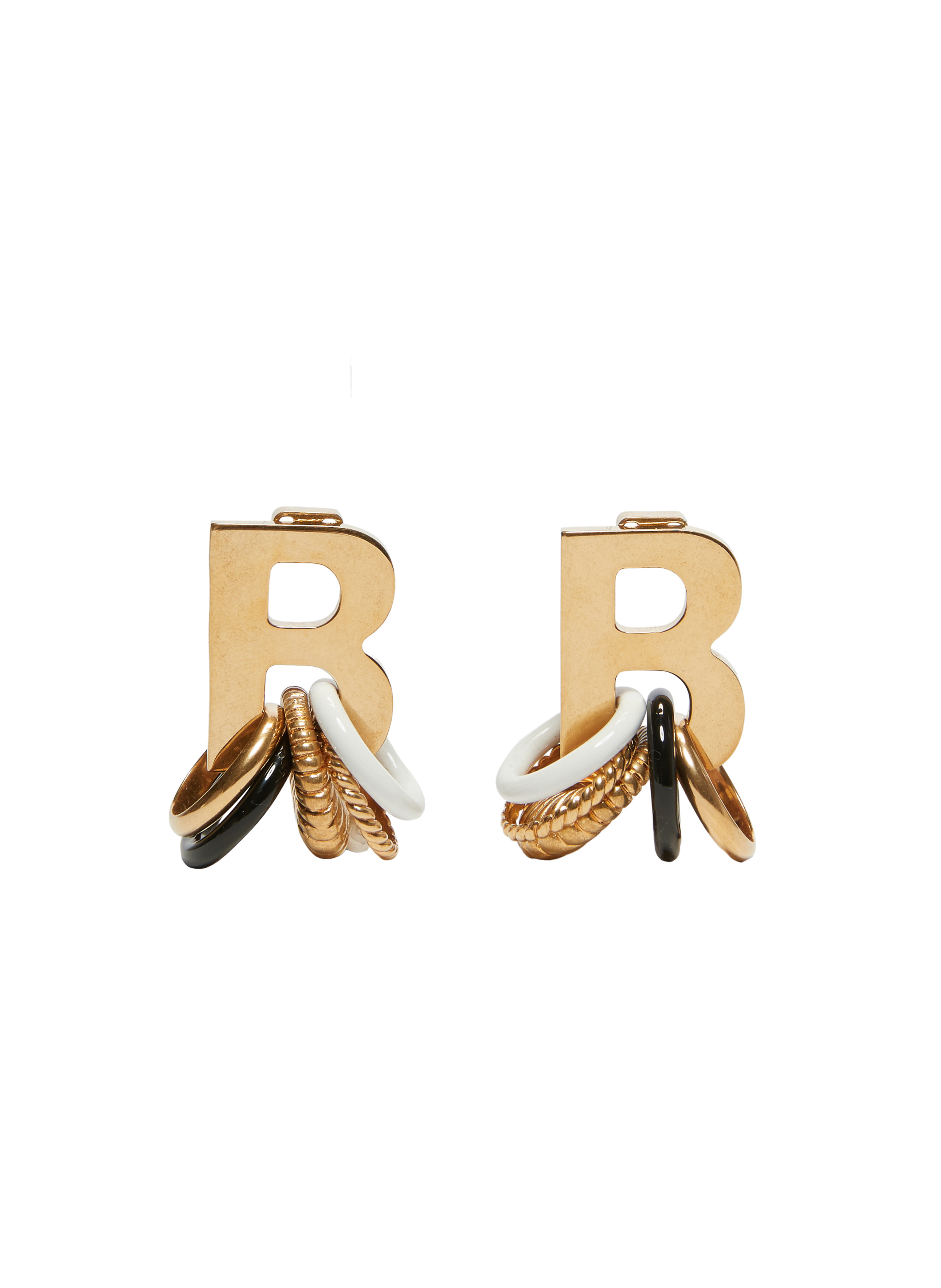 BALENCIAGA Multirings XL earrings Golden