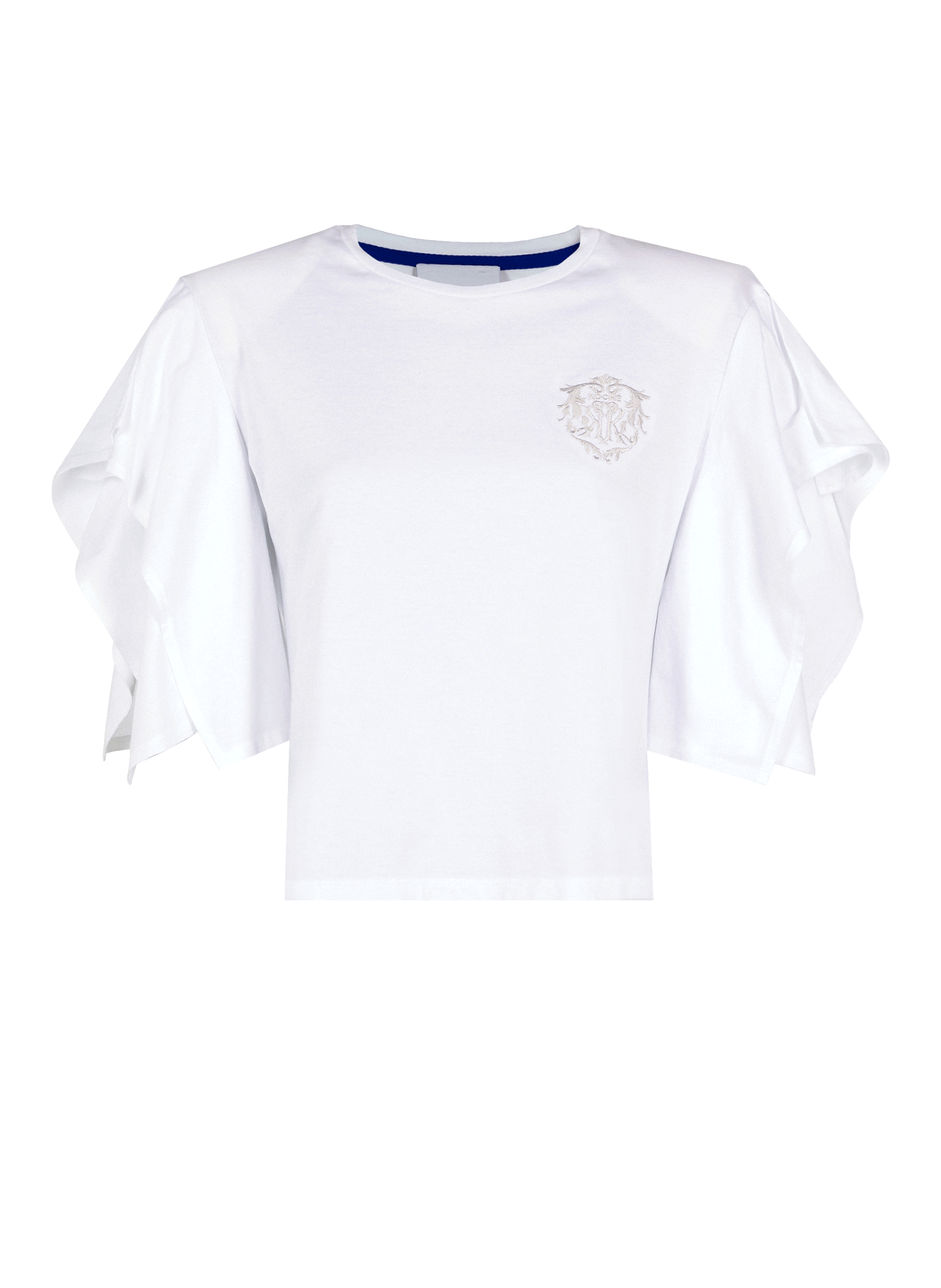 T-shirt à volants en coton