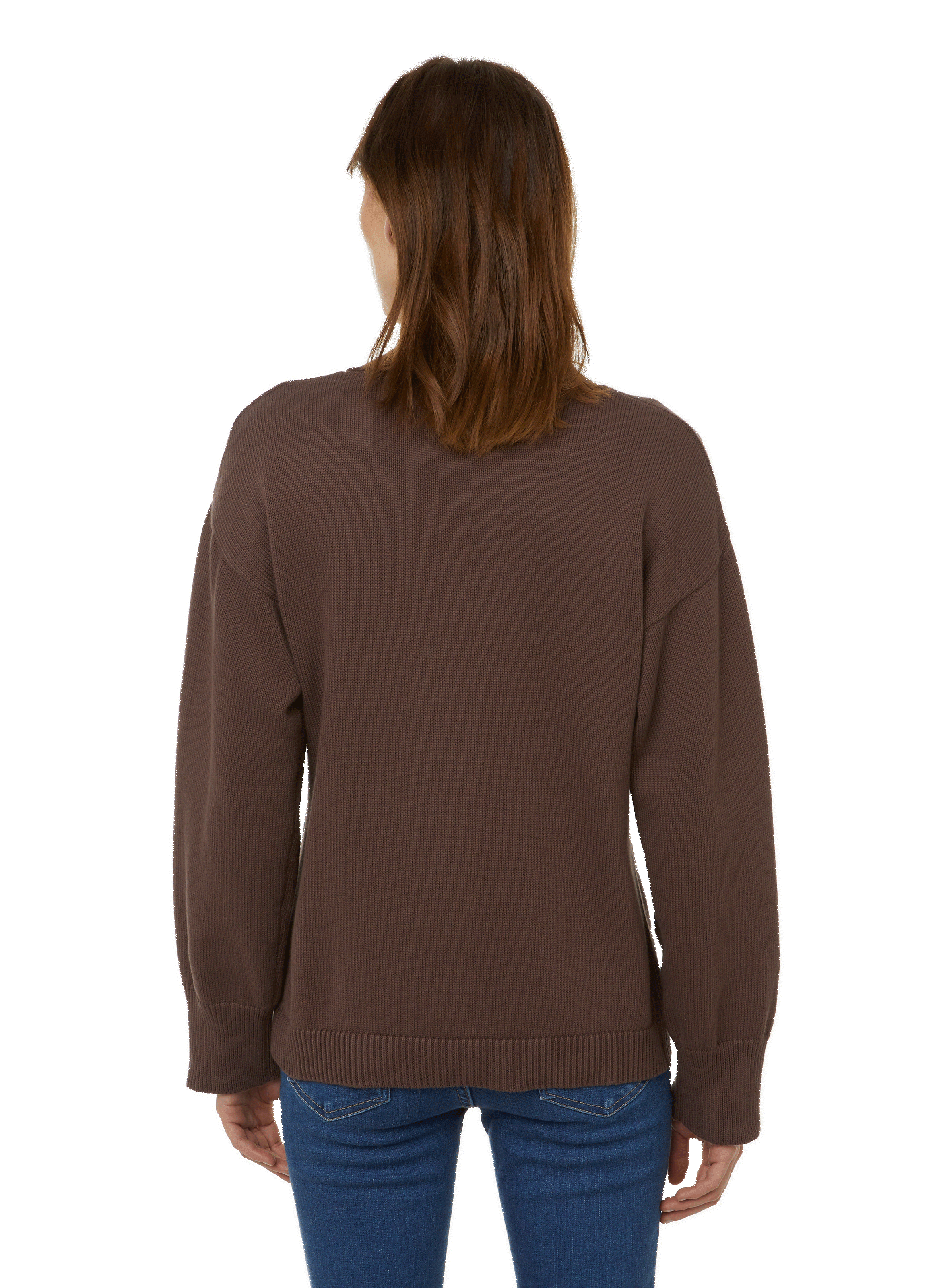 Cardigan en coton SAISON 1865 Marron