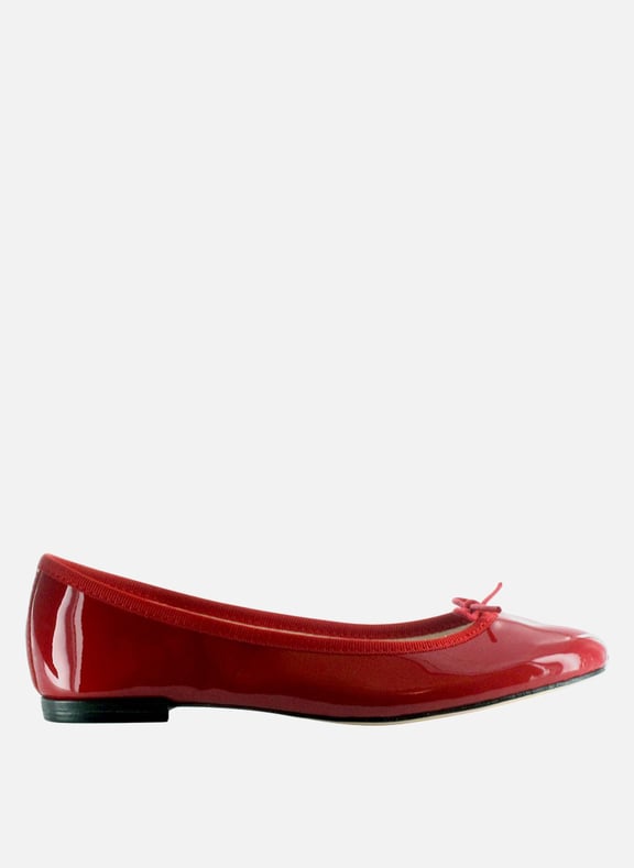 Ballerines vernies en cuir vernis cendrillon Rouge by REPETTO REPETTO Ballerines vernies en cuir vernis cendrillon Rouge