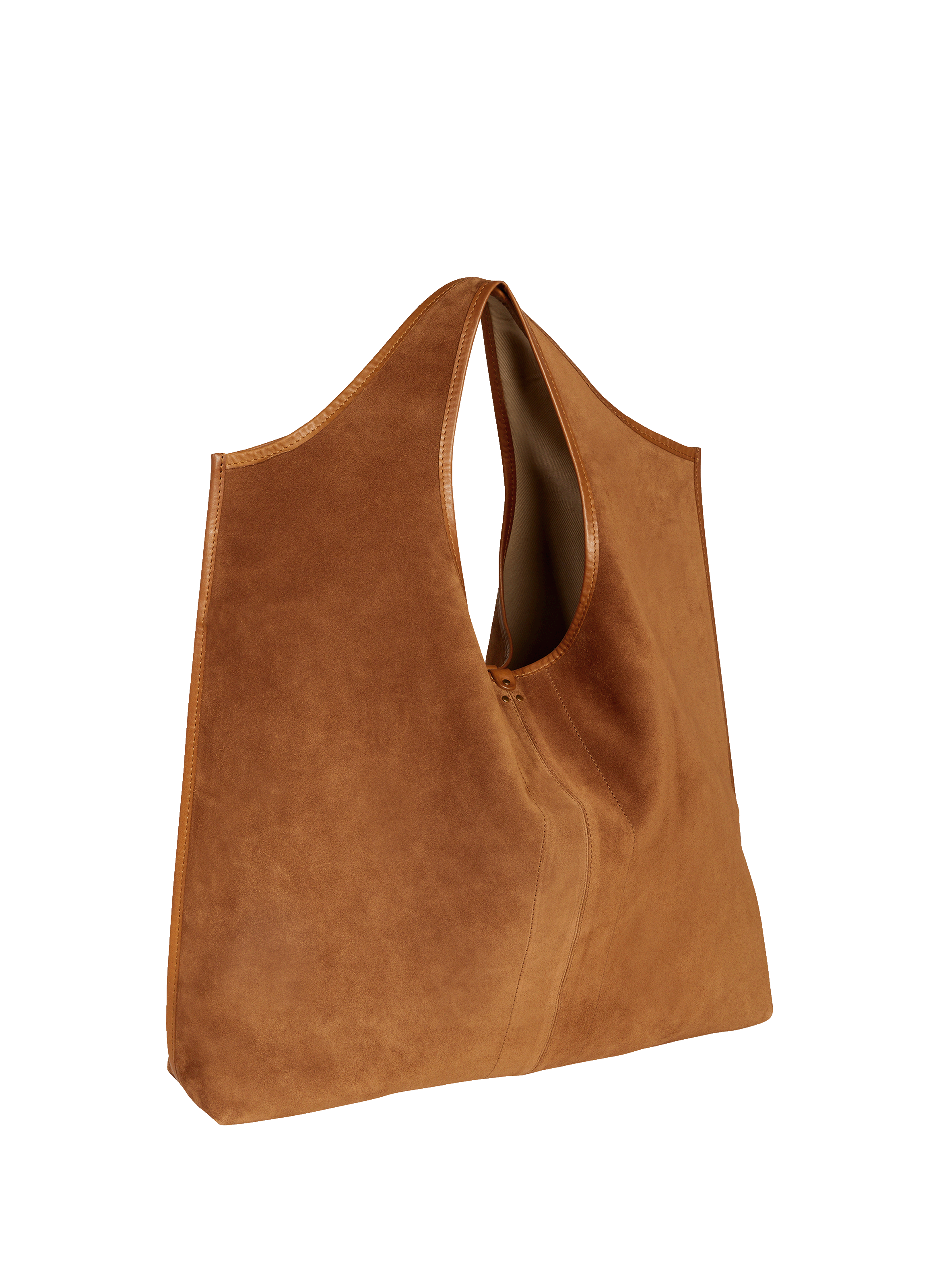Paco leather tote bag JÉRÔME DREYFUSS Brown